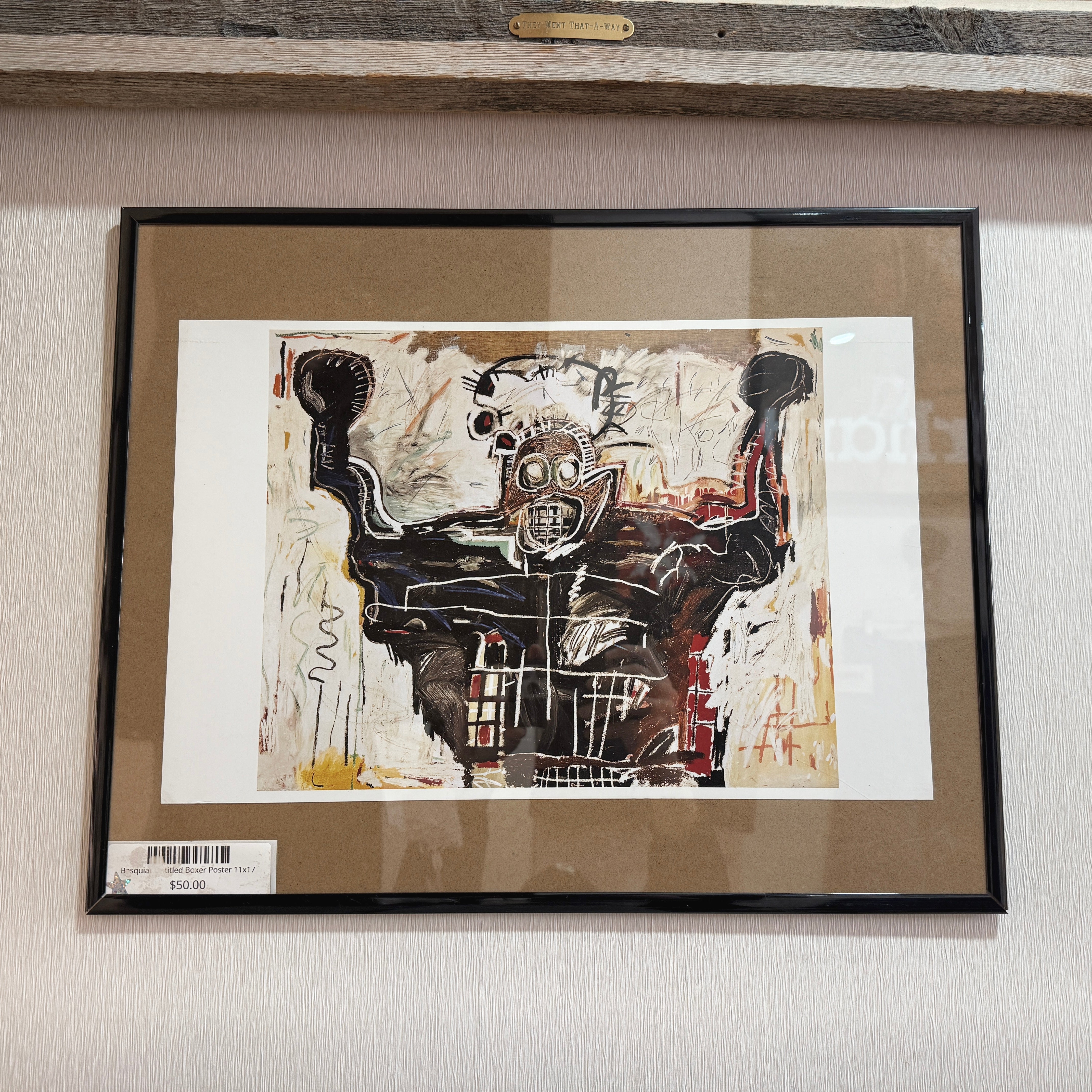 Basquiat Untitled Boxer Poster 11x17