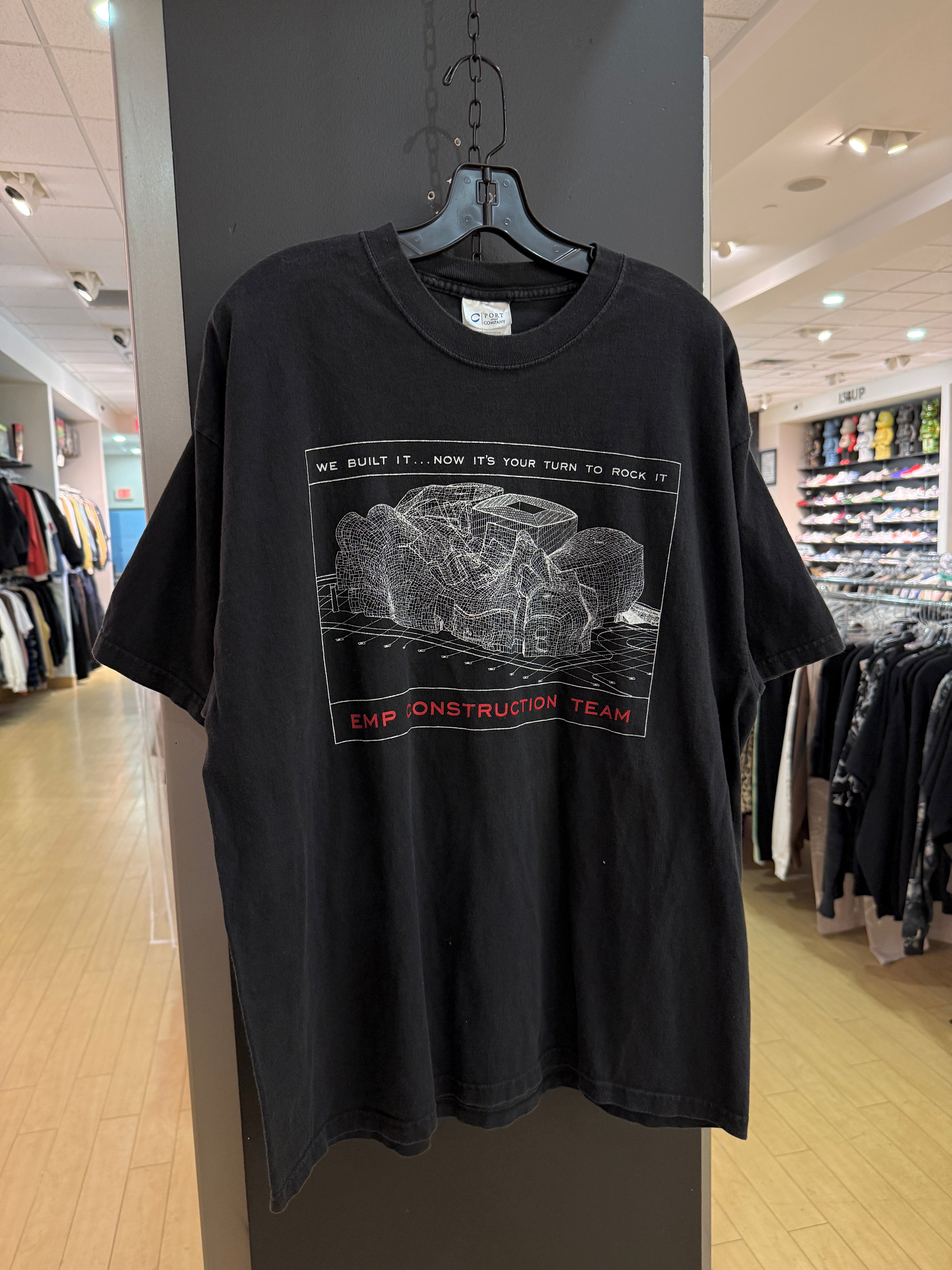 Y2K Seattle MoPop EMP Construction Team Tee Size XL
