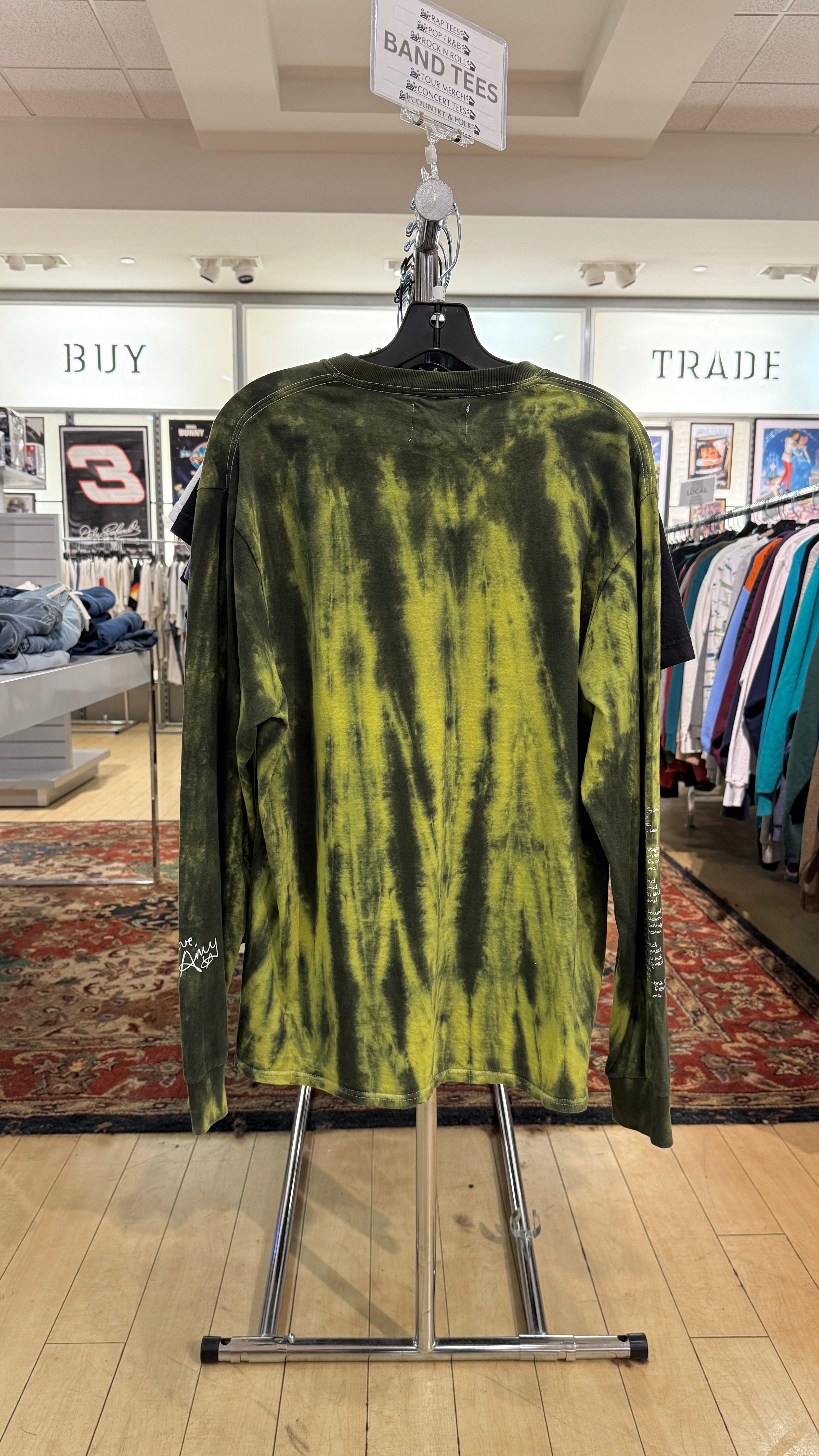 Awake x Amy Winehouse Long Sleeve Tee Green Sz L