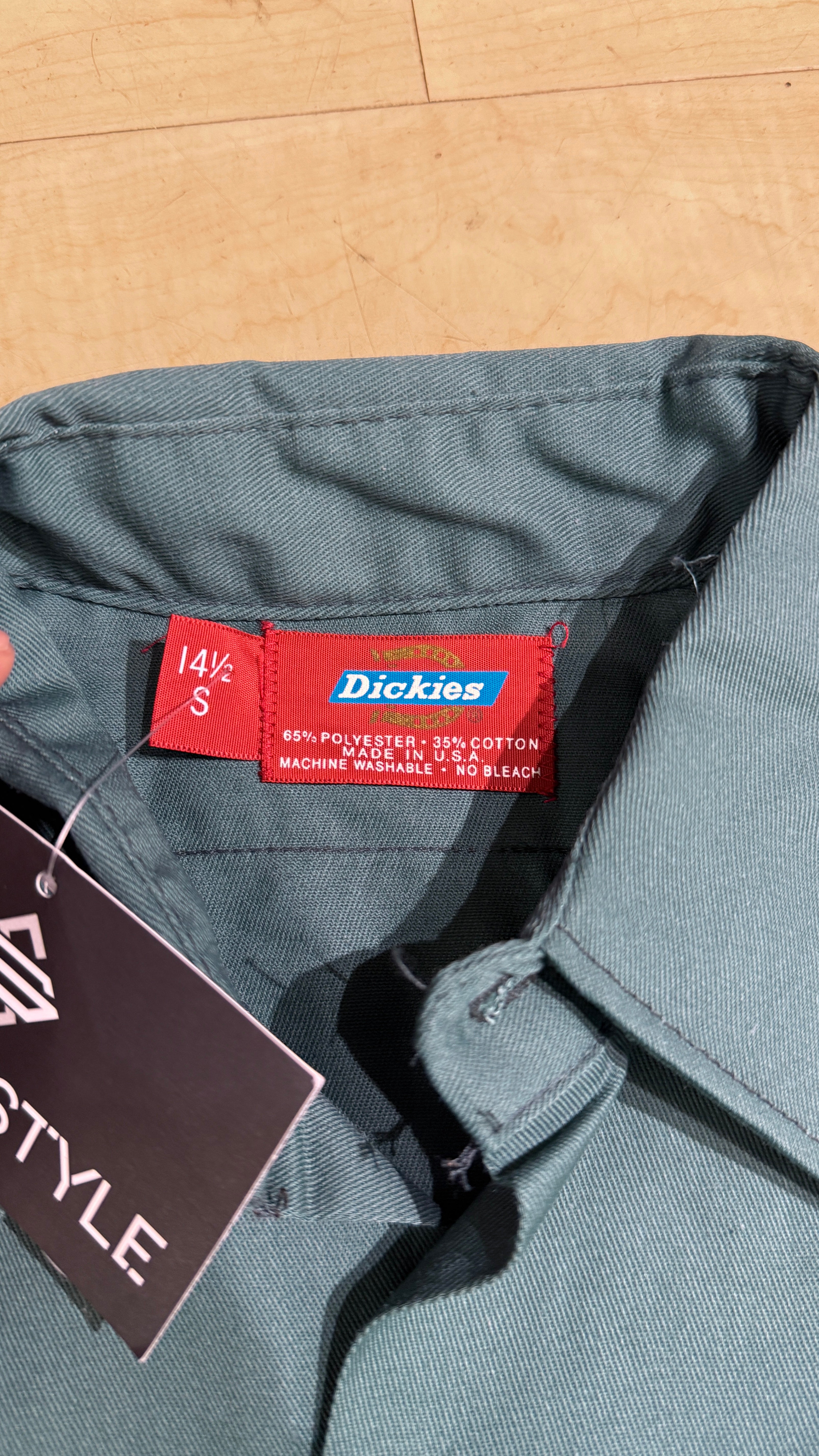 70s Dickies / Blue Rock L/S Mechanic Suit Green Sz Small / 32x29