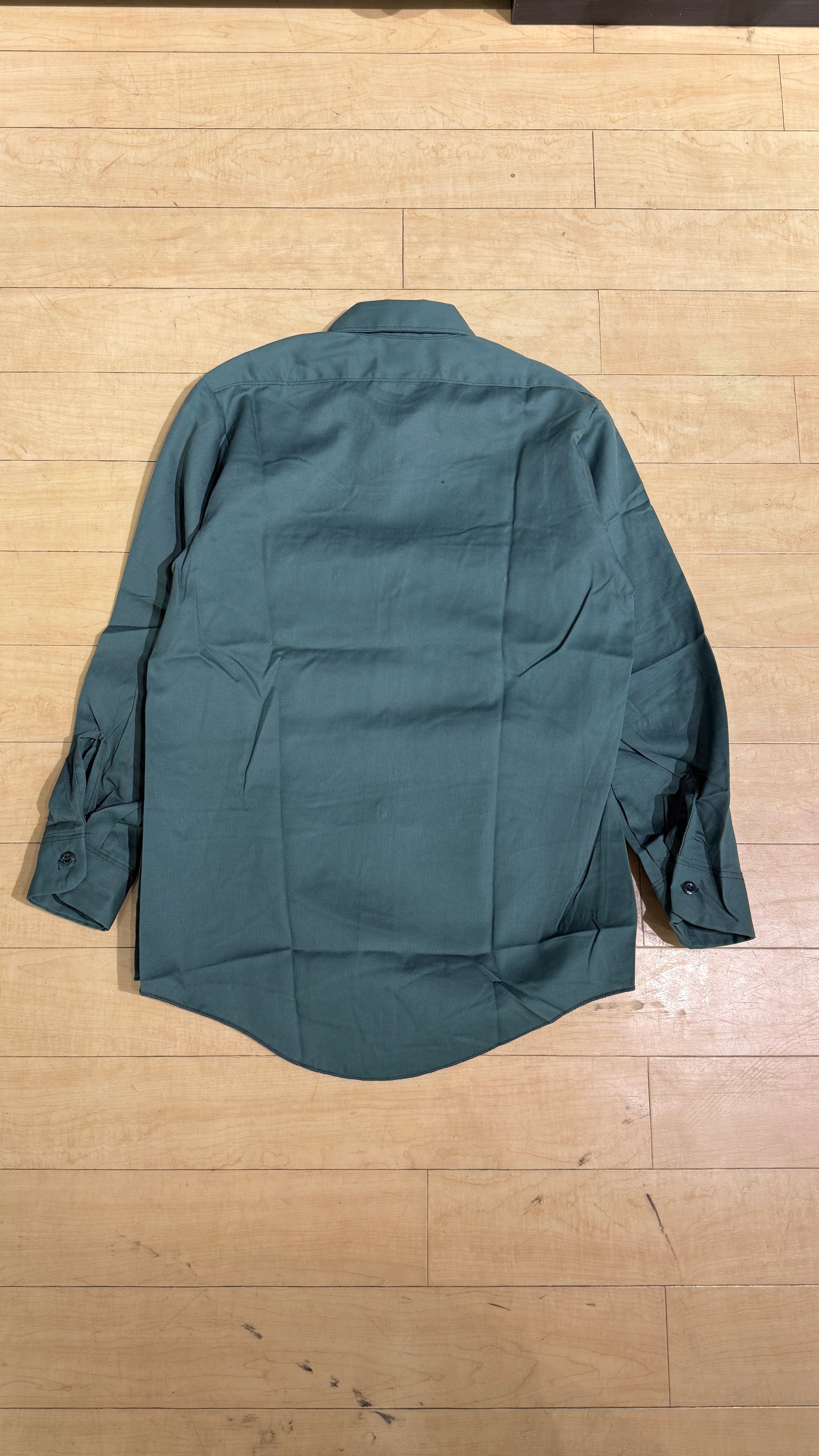 70s Dickies / Blue Rock L/S Mechanic Suit Green Sz Small / 32x29