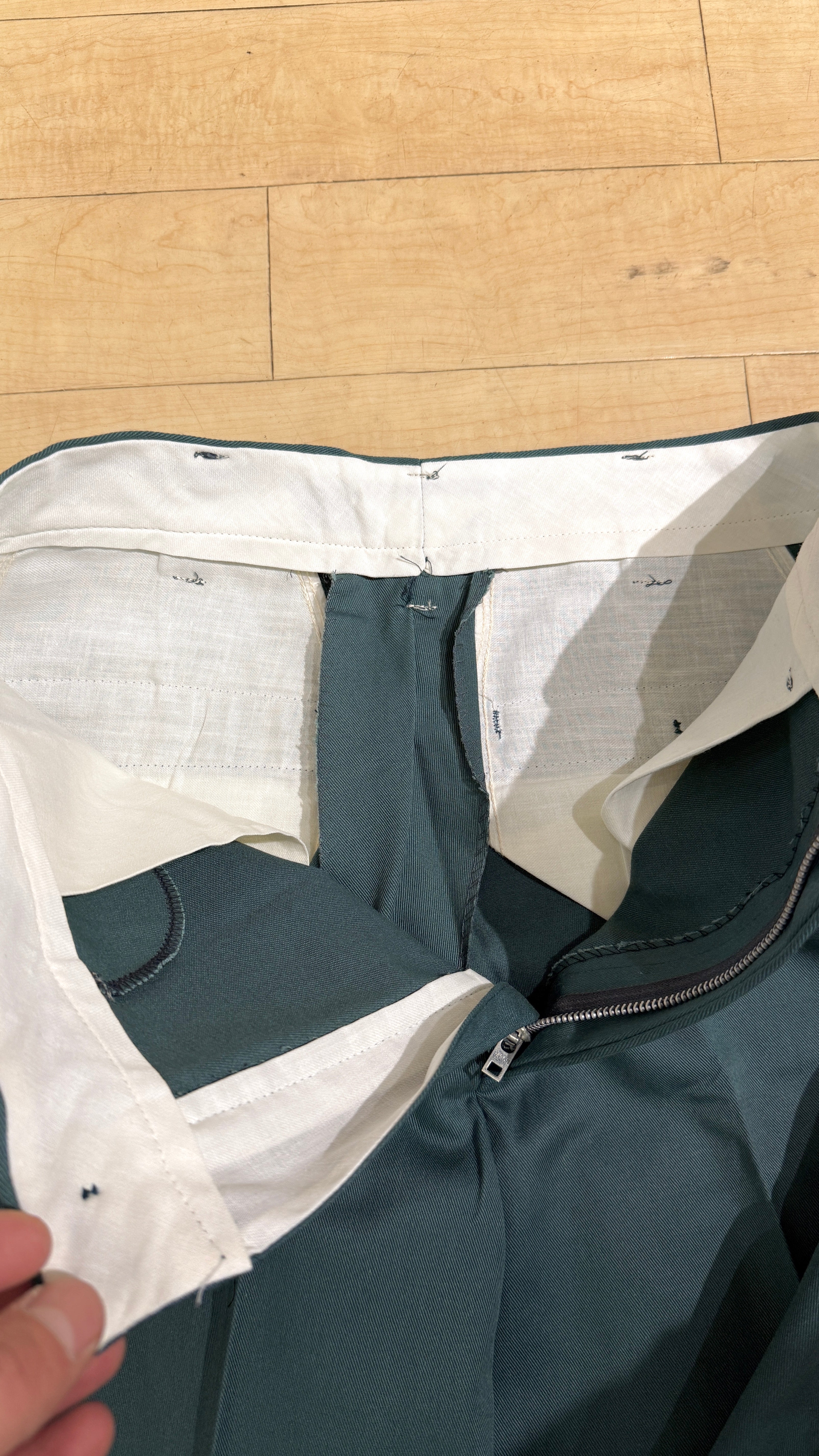 70s Dickies / Blue Rock L/S Mechanic Suit Green Sz Small / 32x29