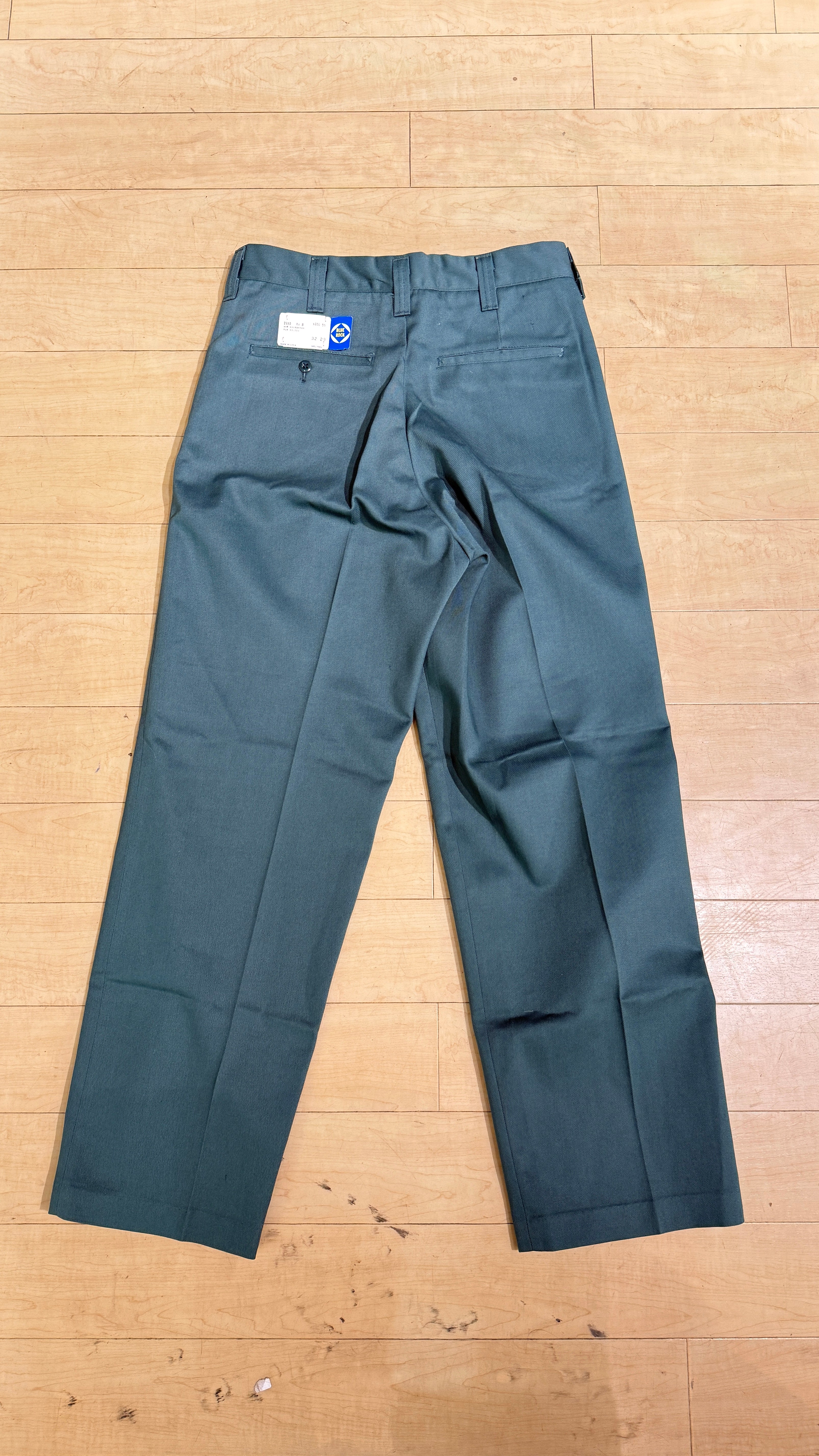 70s Dickies / Blue Rock L/S Mechanic Suit Green Sz Small / 32x29