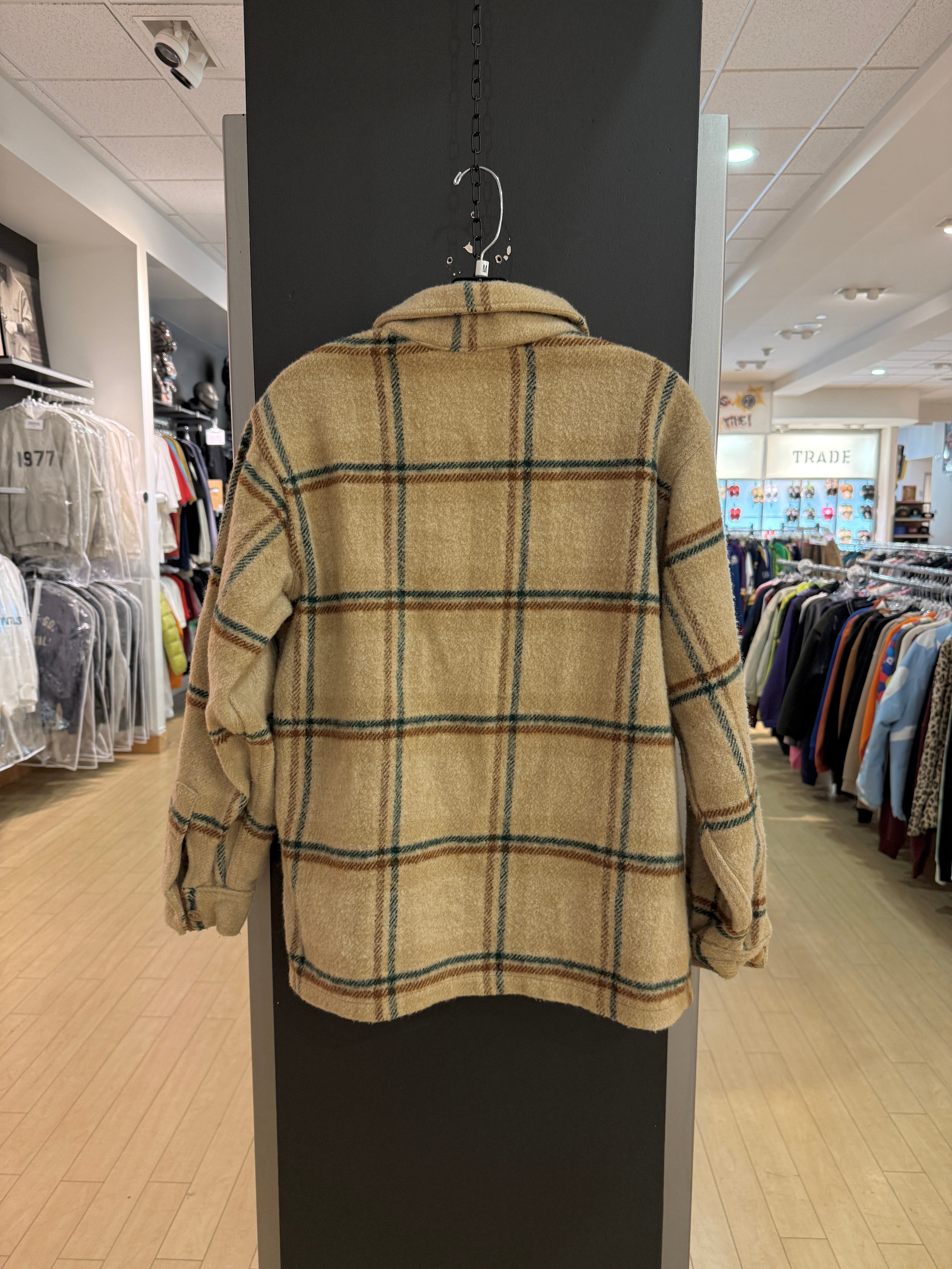 80s Woolrich Earth Tone Wool Shacket Size M