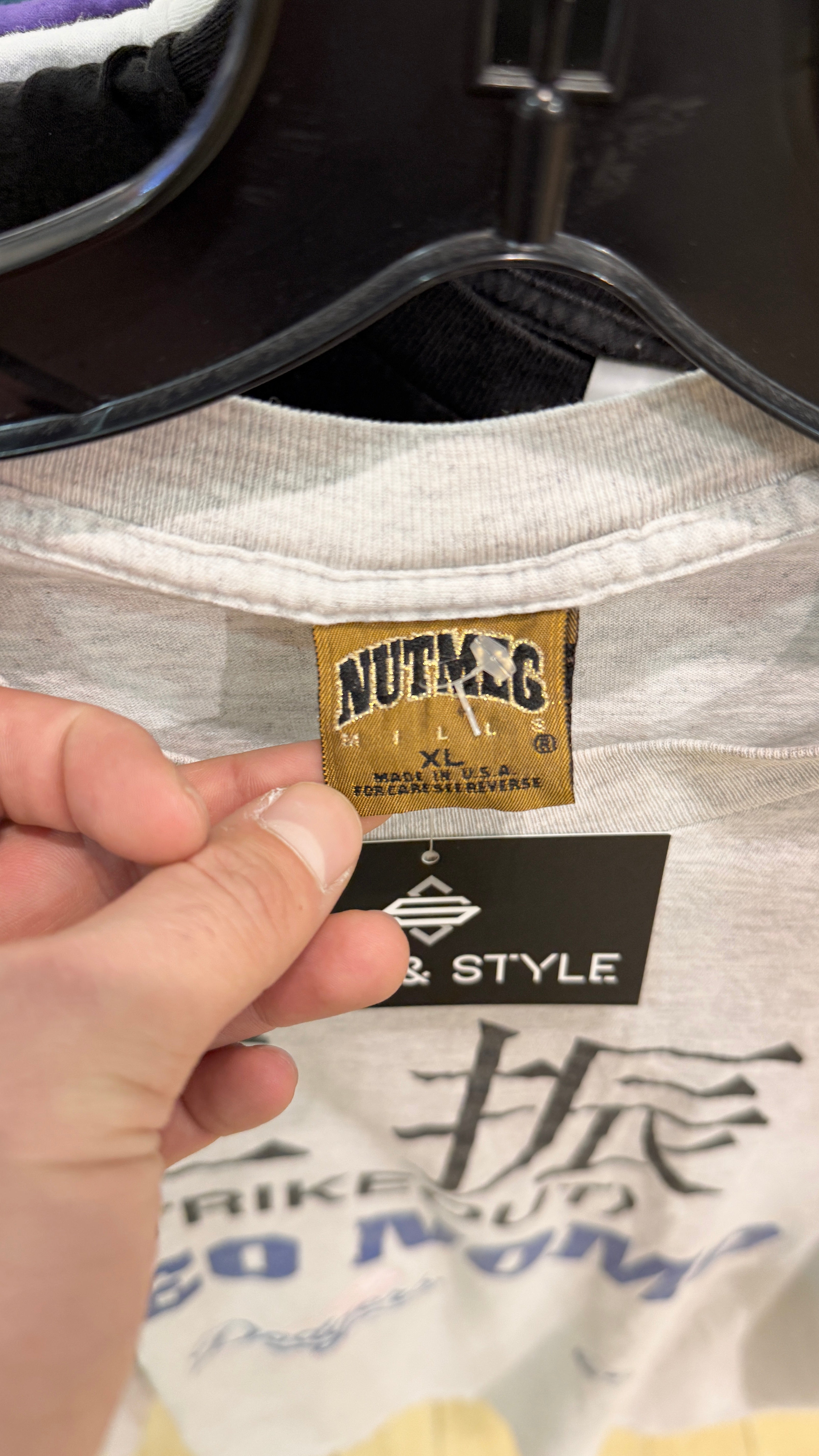 1995 Hideo Nomo Dodgers Japanese Strikeout Tee Sz XL