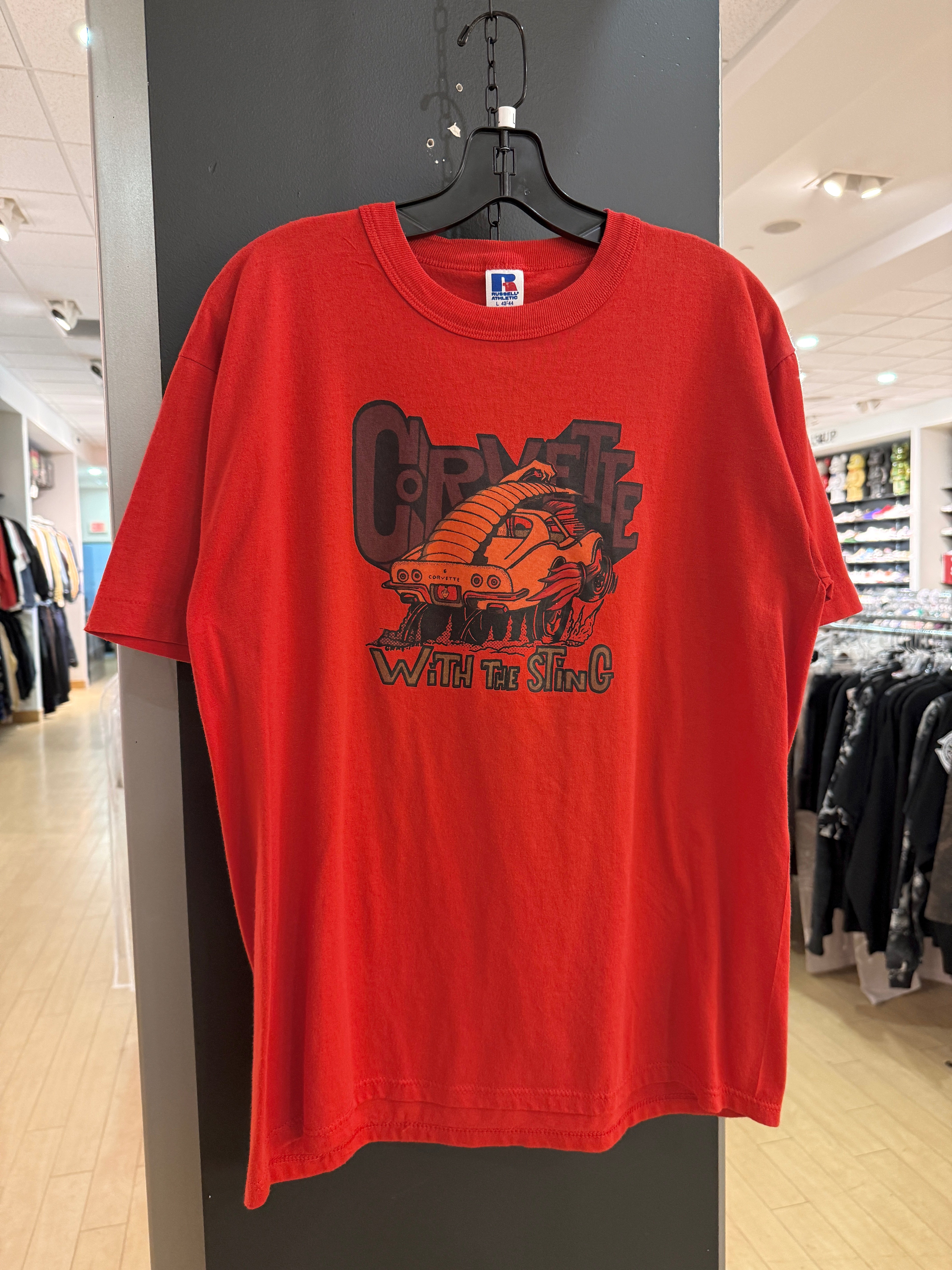 80s Corvette With the Sting Tee Size L