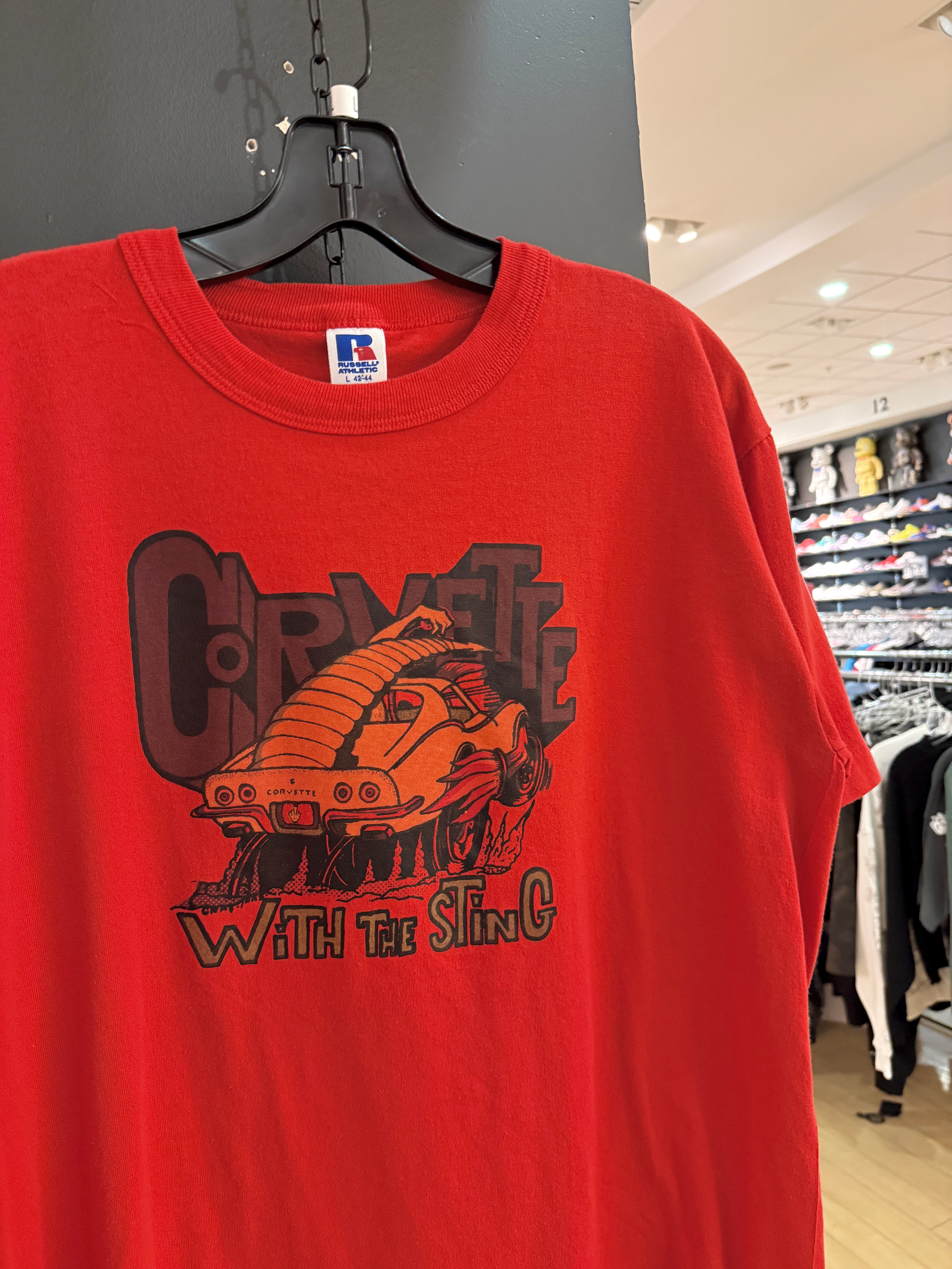 80s Corvette With the Sting Tee Size L