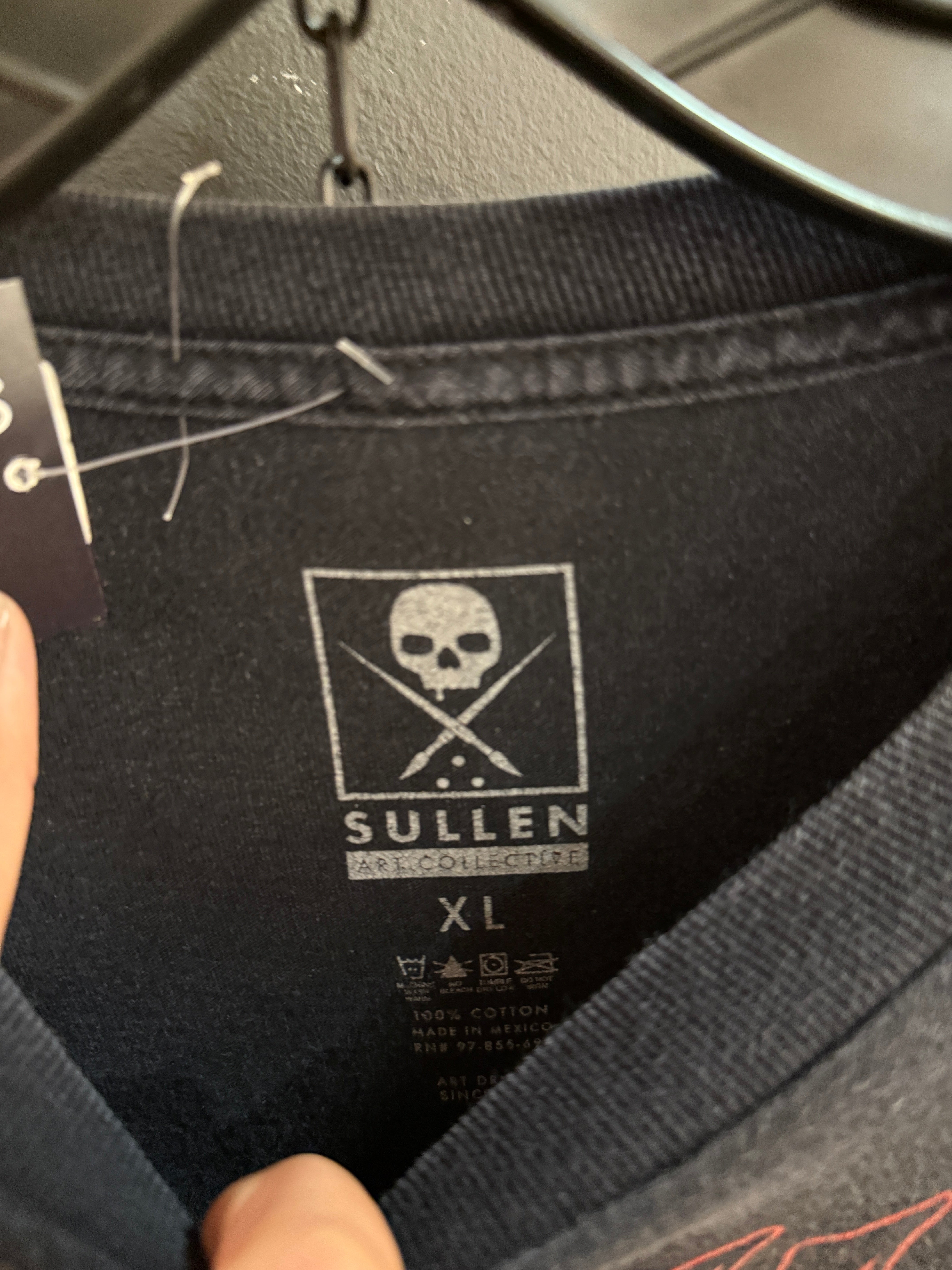 Y2K Sullen Art Collective Damon Franklin Death Rose Tee Size XL