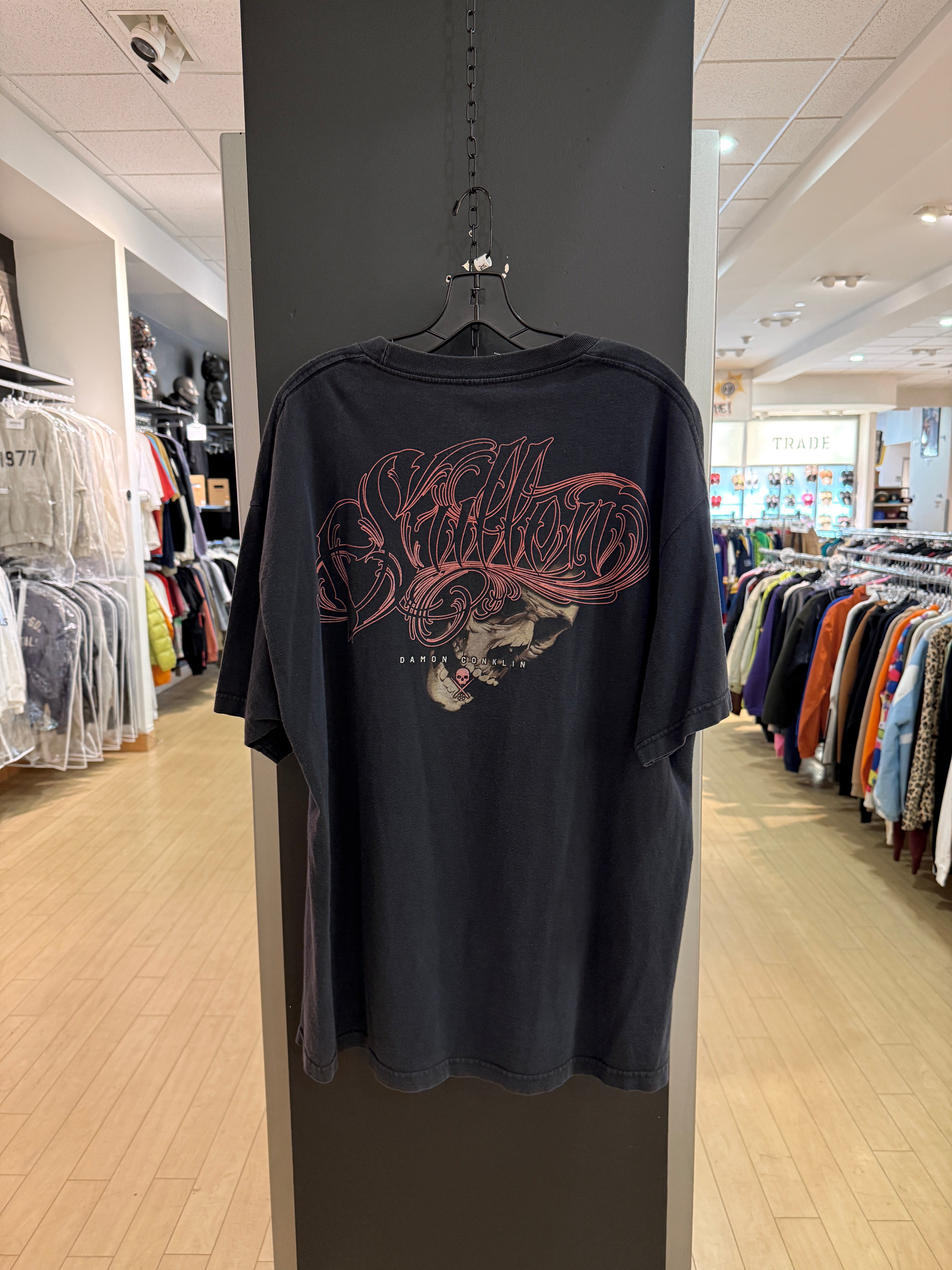 Y2K Sullen Art Collective Damon Franklin Death Rose Tee Size XL