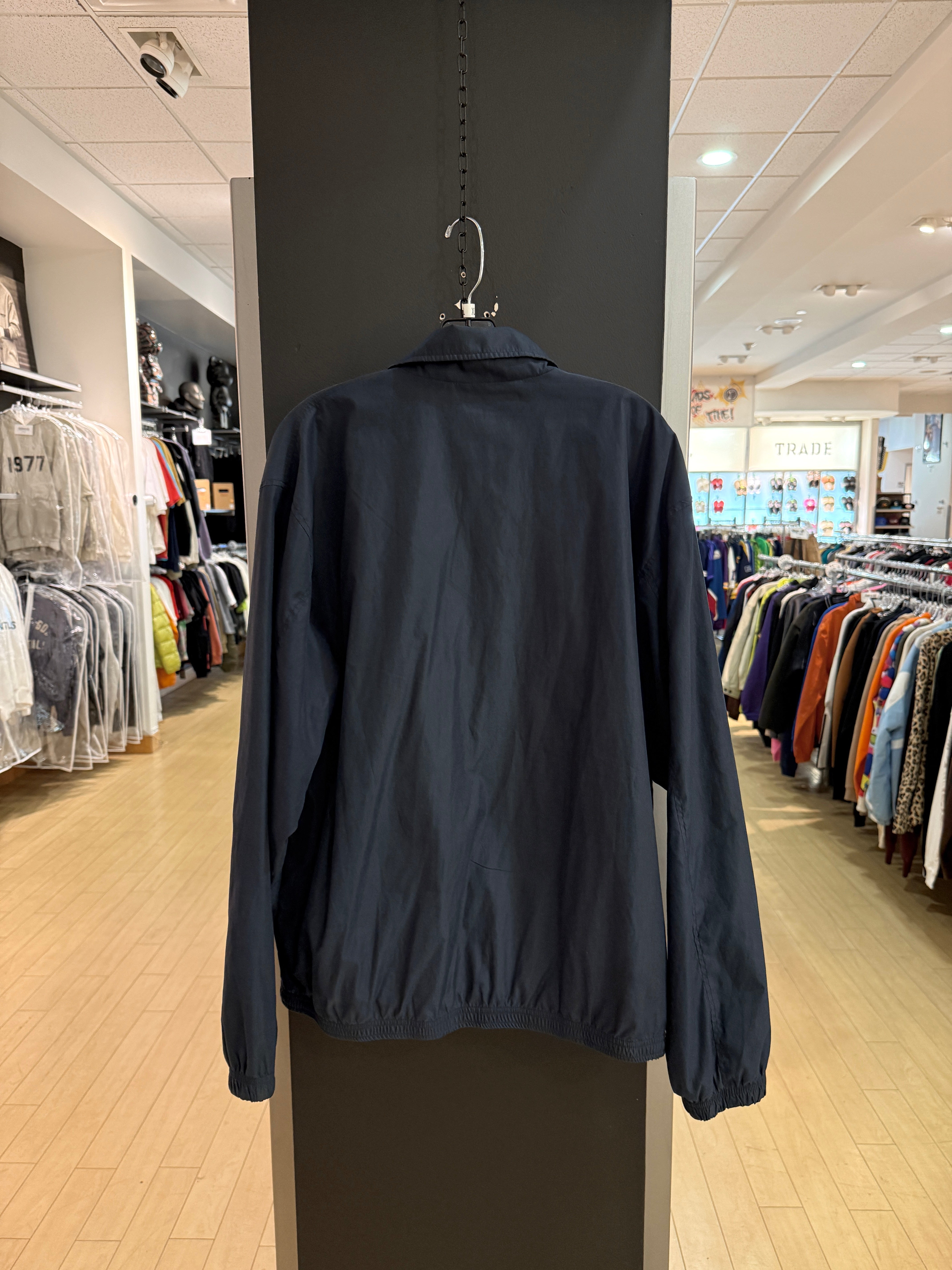 Y2K Chaps Ralph Lauren Navy Blue Harrington Jacket Size XL