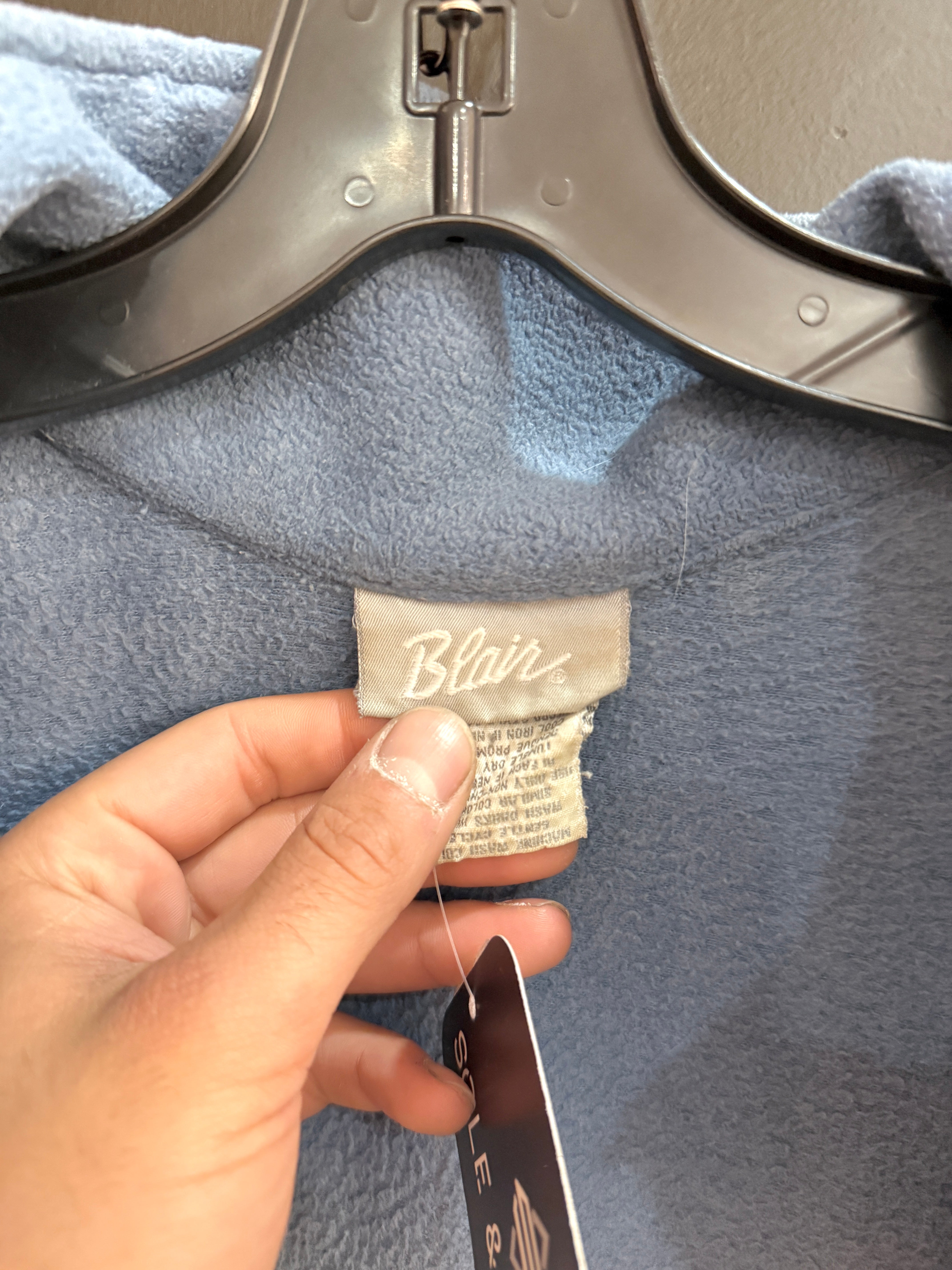 Y2K Blair Brand All Over Print Horse Fleece Zip Up Size 3XL