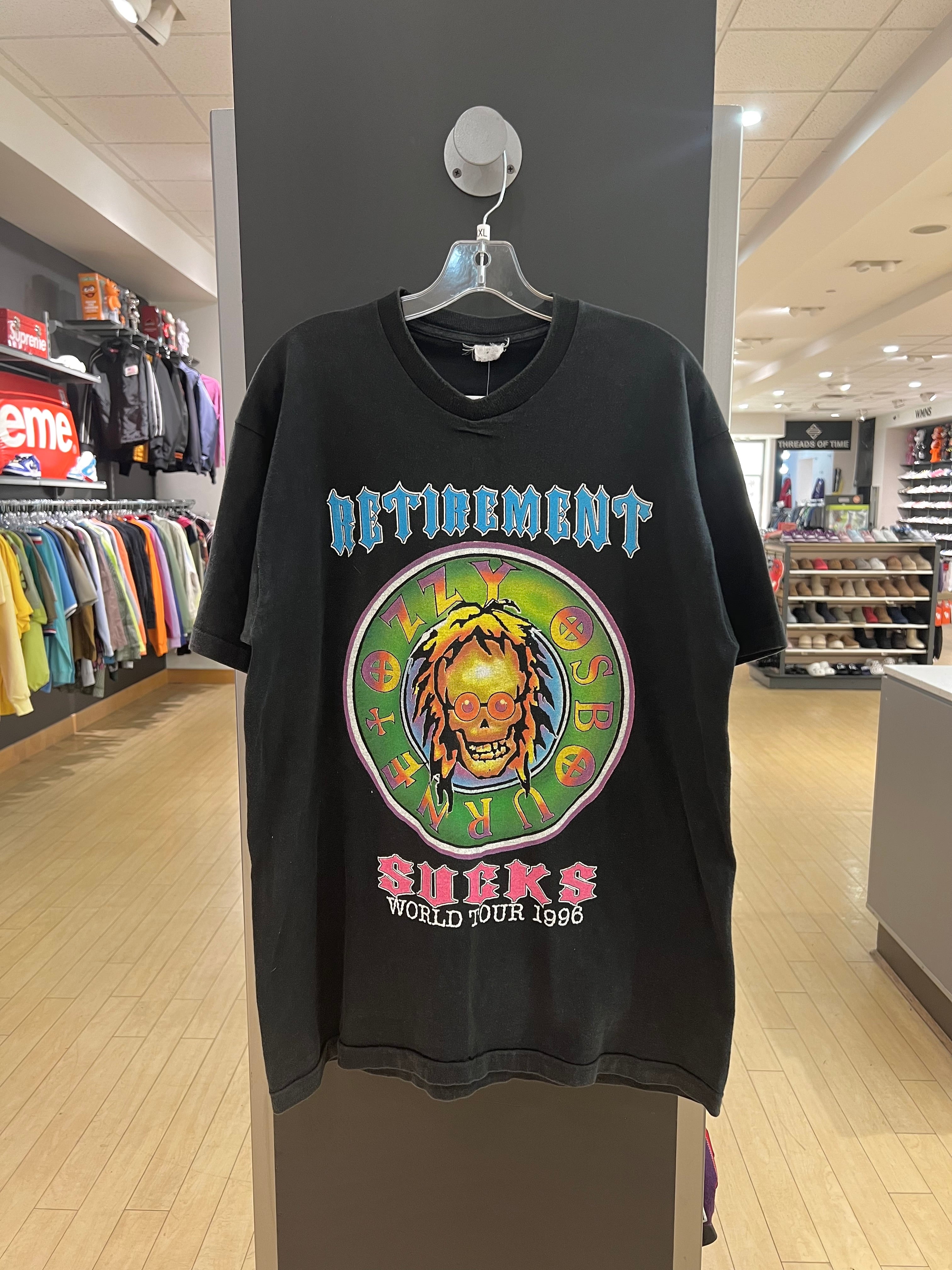 1996 Ozzy Osbourne Retirement Sucks Tour Tee XXL