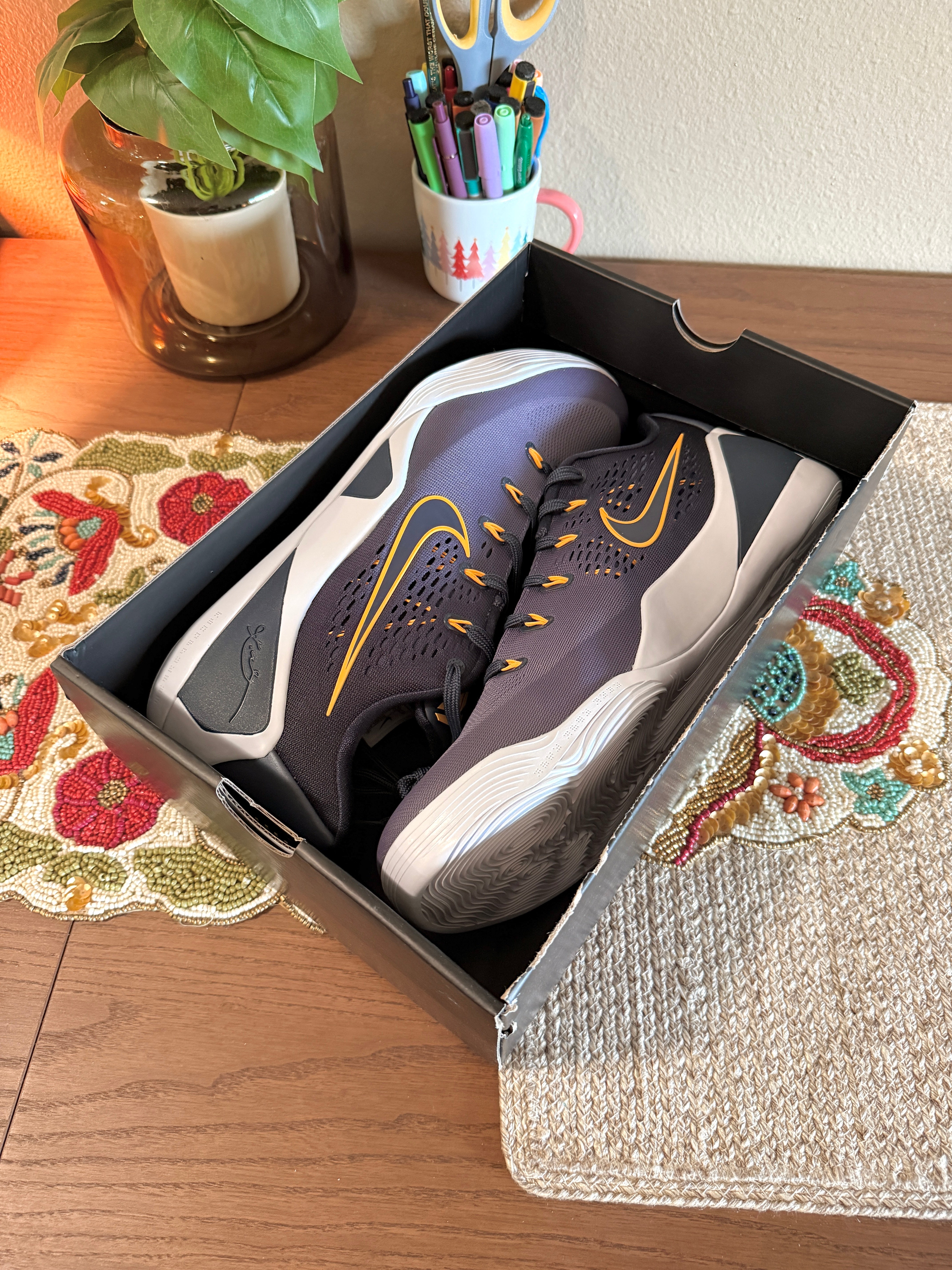Nike Kobe 9 Elite Low Protro Fade Size 14 MISSING LID