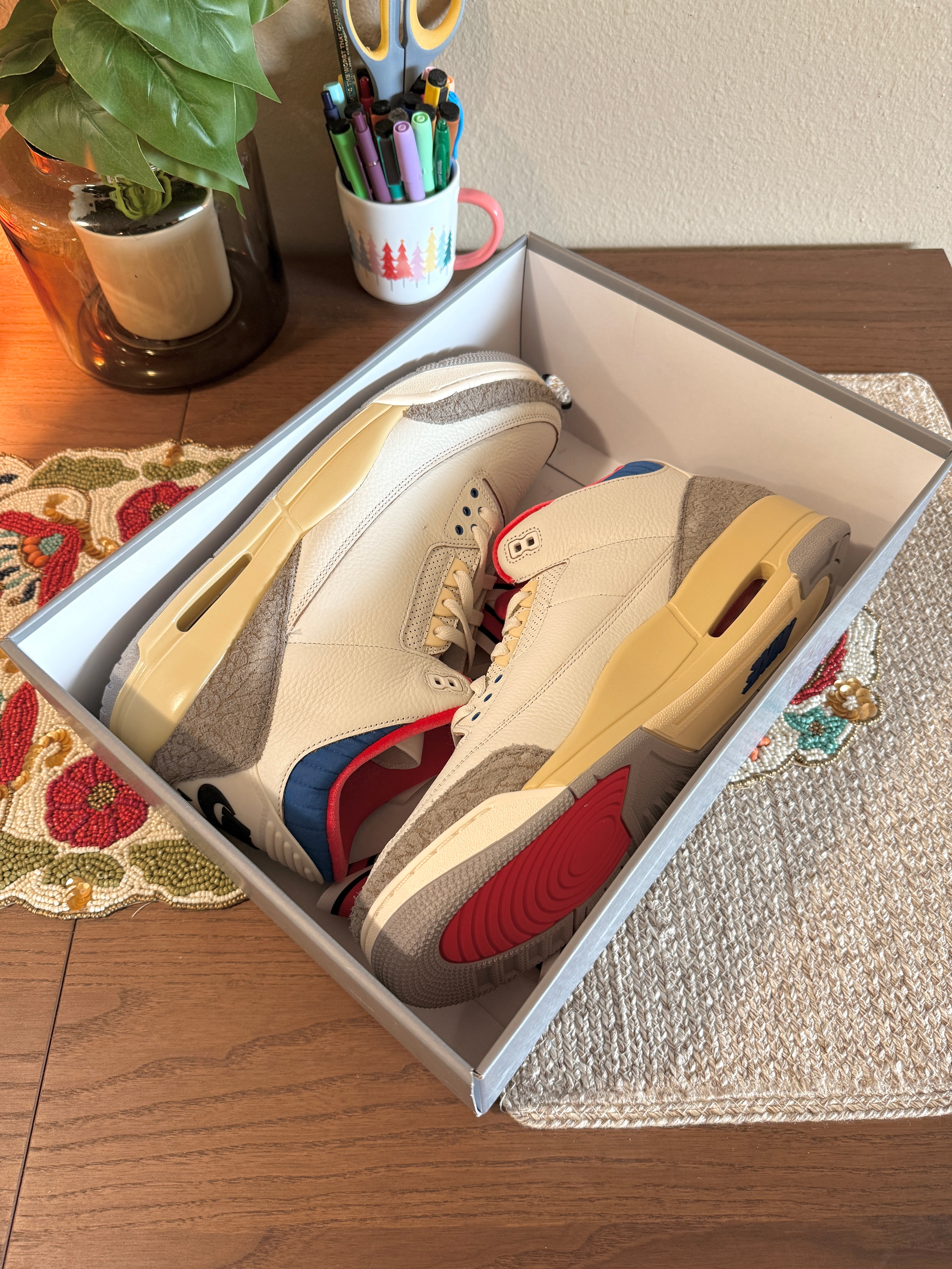 Jordan 3 Retro Seoul 2.0 Size 14 MISSING LID