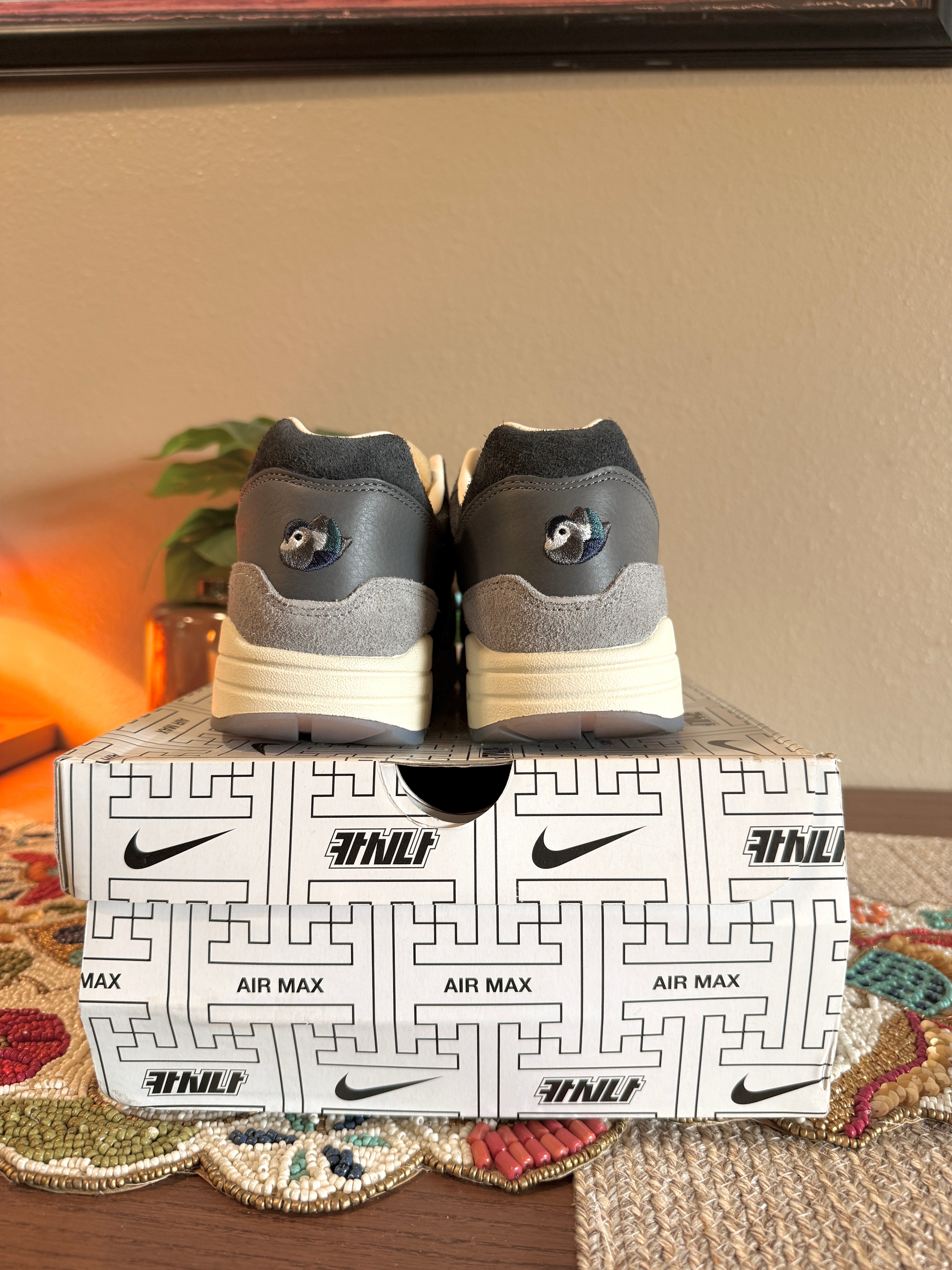 Nike Air Max 1 Kasina Wong-Ang Grey Size 8 USED