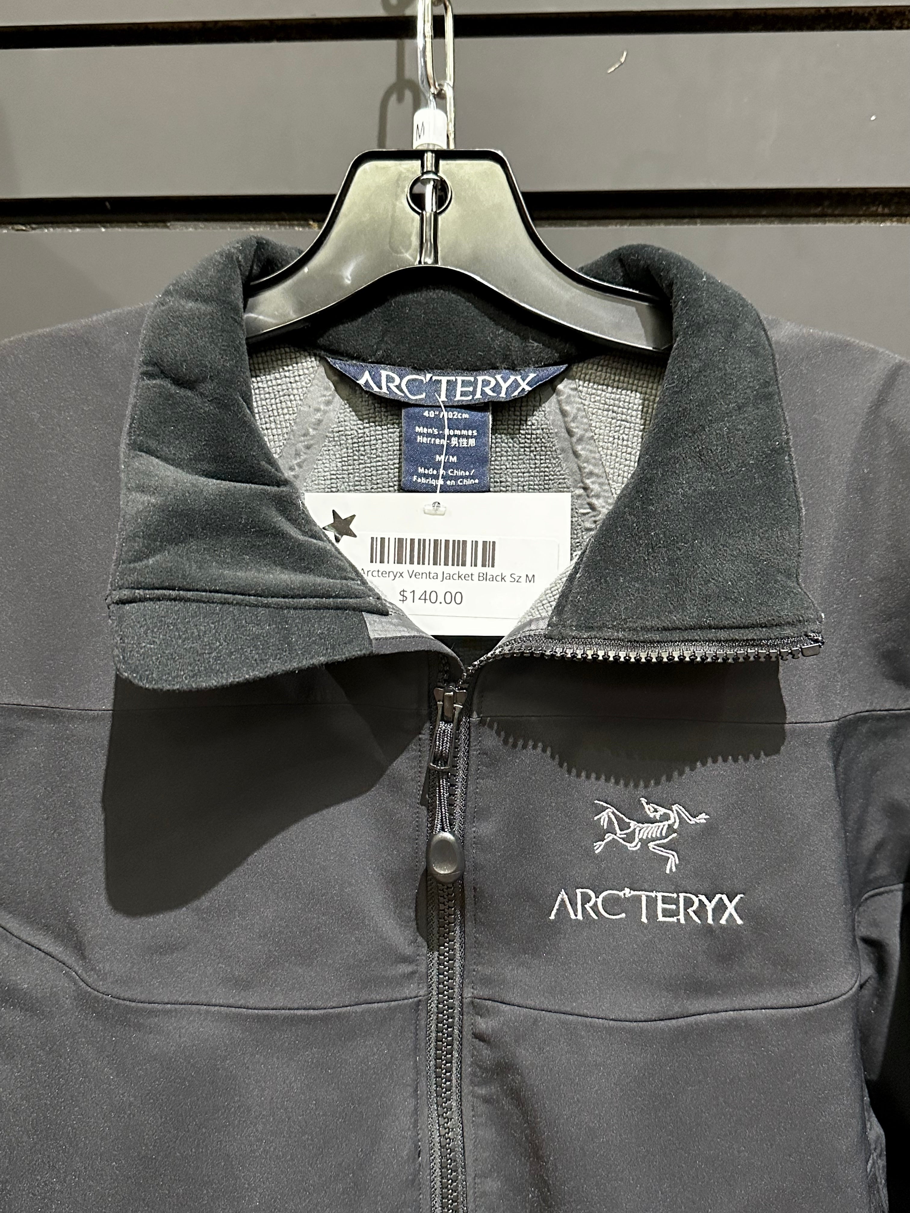 2014 Arcteryx Venta Jacket Black Sz M