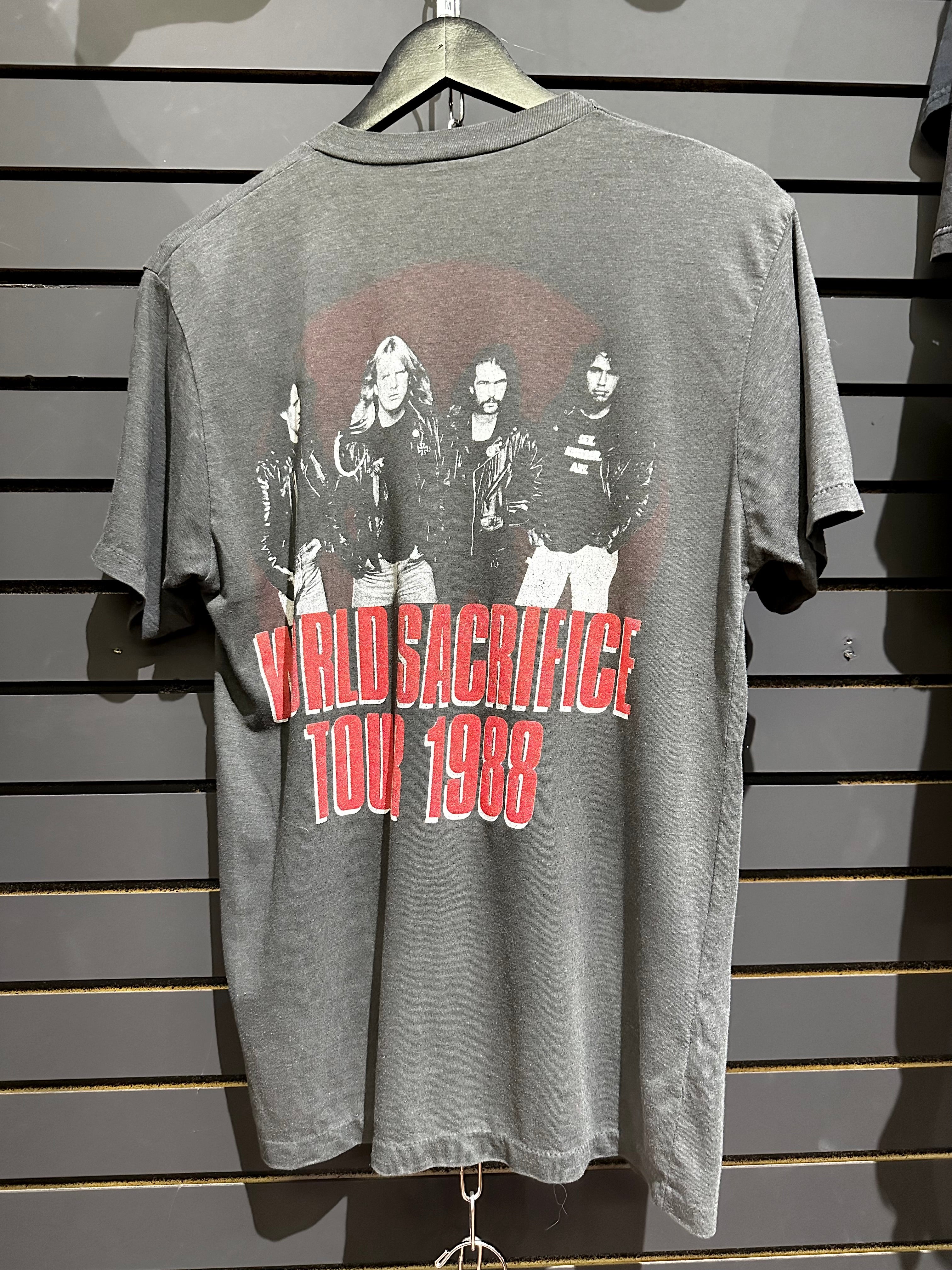 1988 Slayer World Sacrifice Tour Tee Sz M