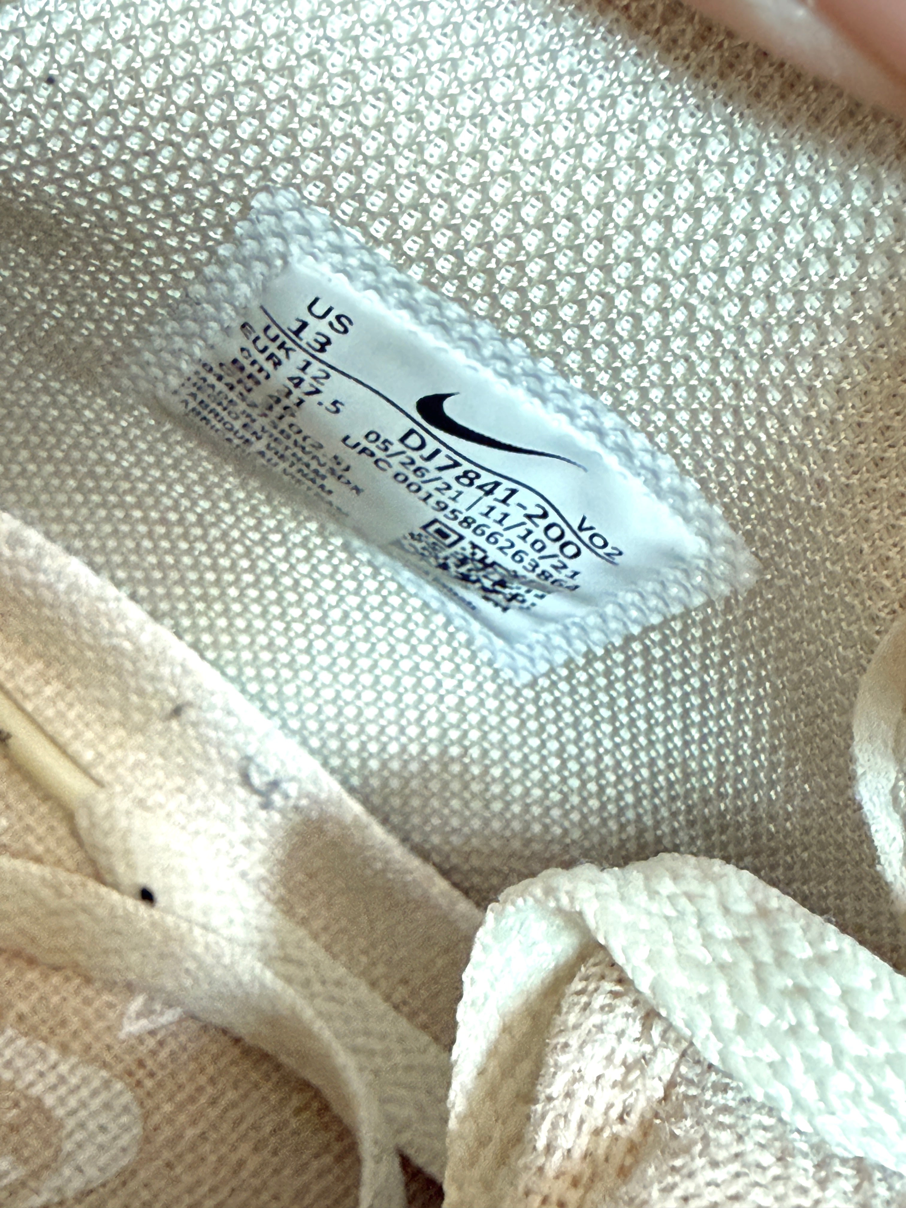 Nike Air Force 1 Mid Stussy Fossil Size 13 USED