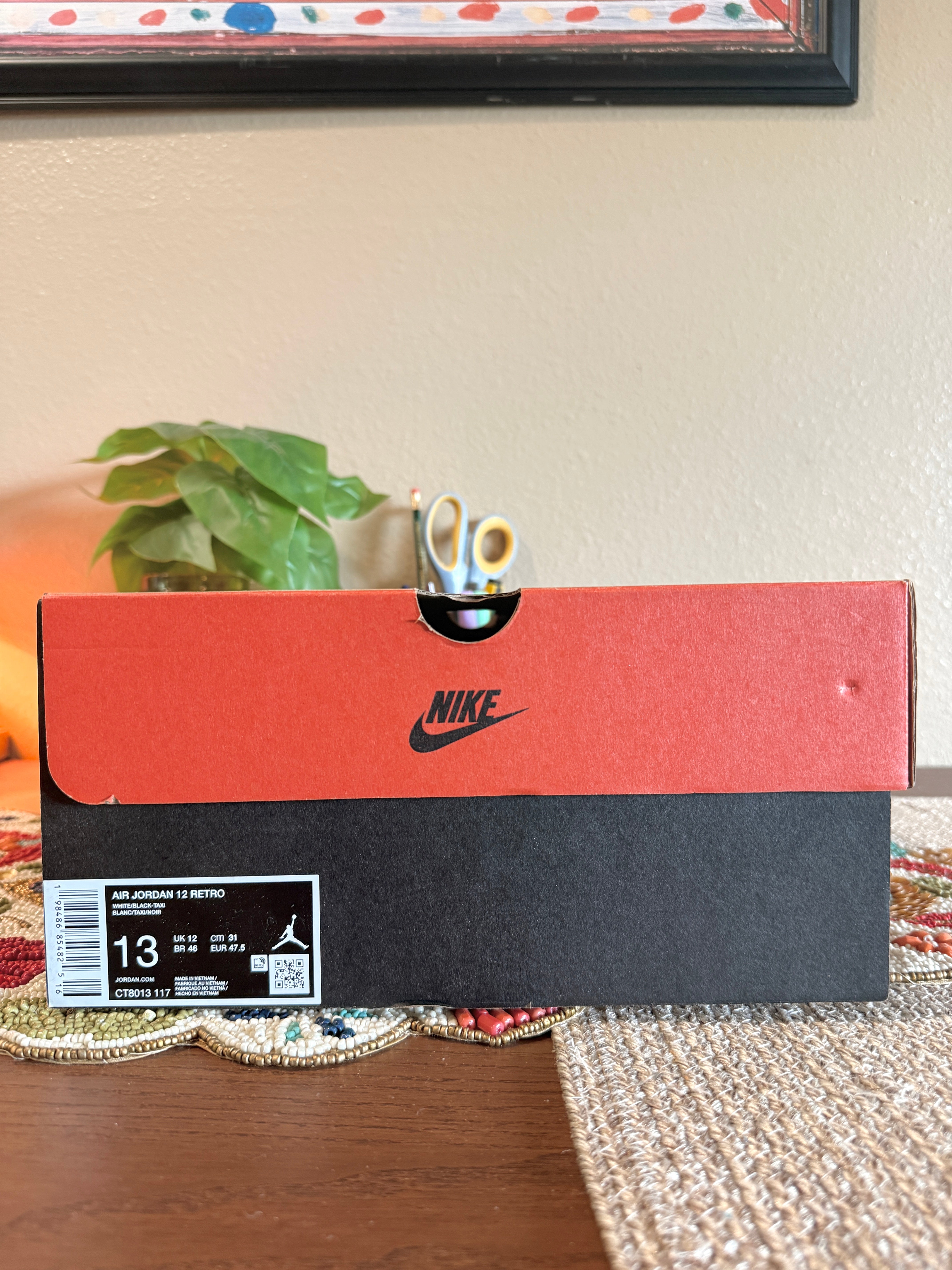 Jordan 12 Retro Taxi (2025) Size 13 USED