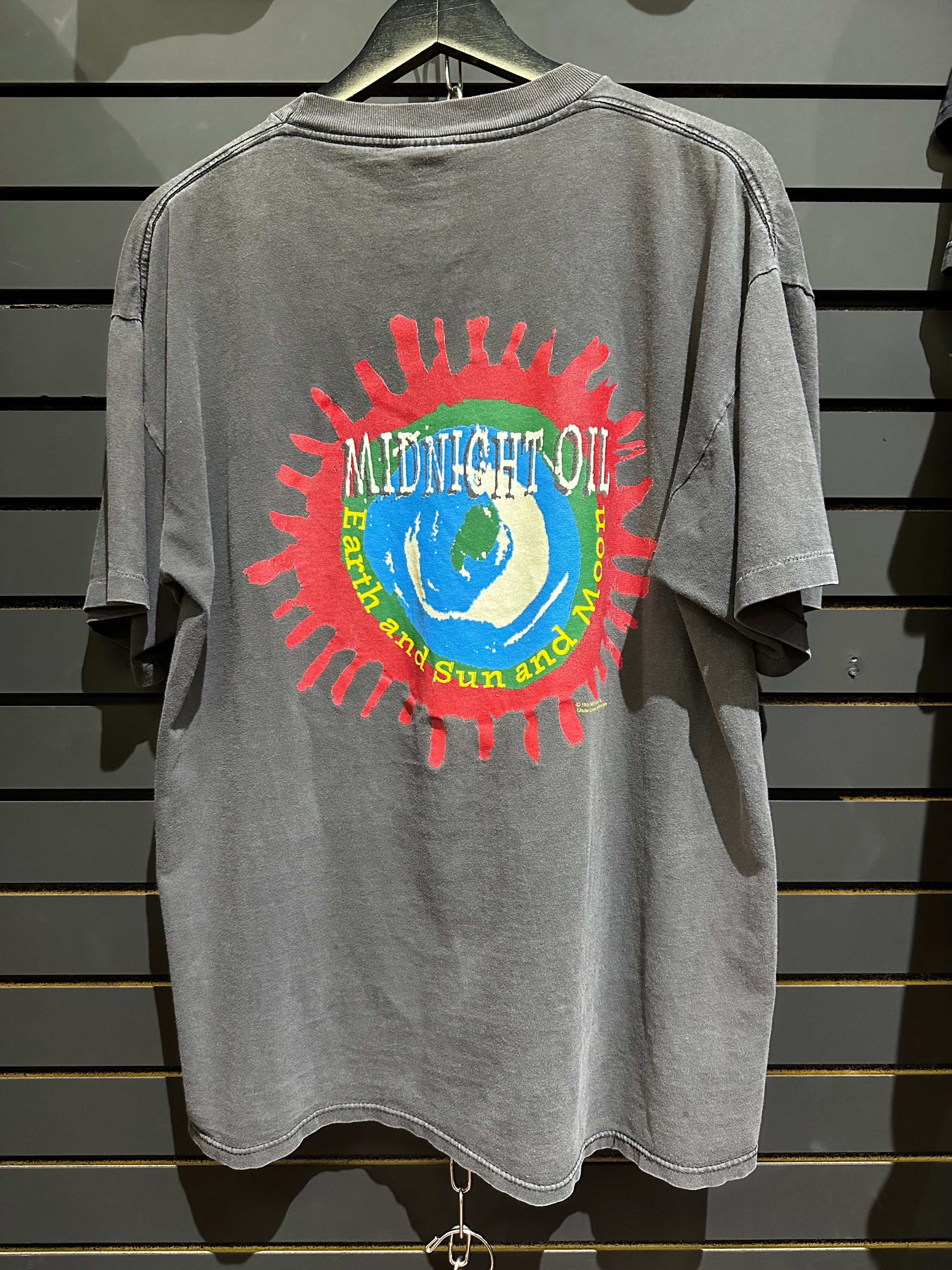 1993 Midnight Oil Earth Sun and Moon Tee Sz XL