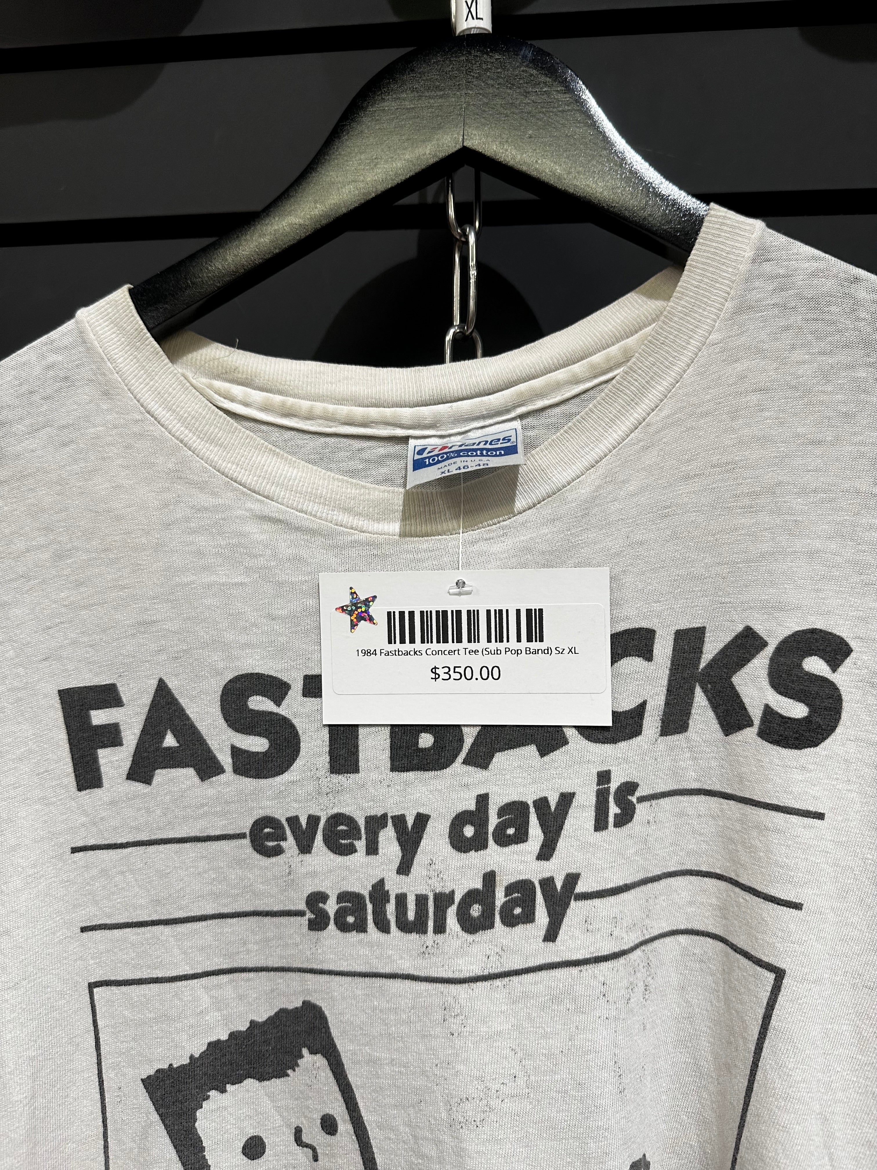 1984 Fastbacks Concert Tee (Sub Pop Band) Sz XL