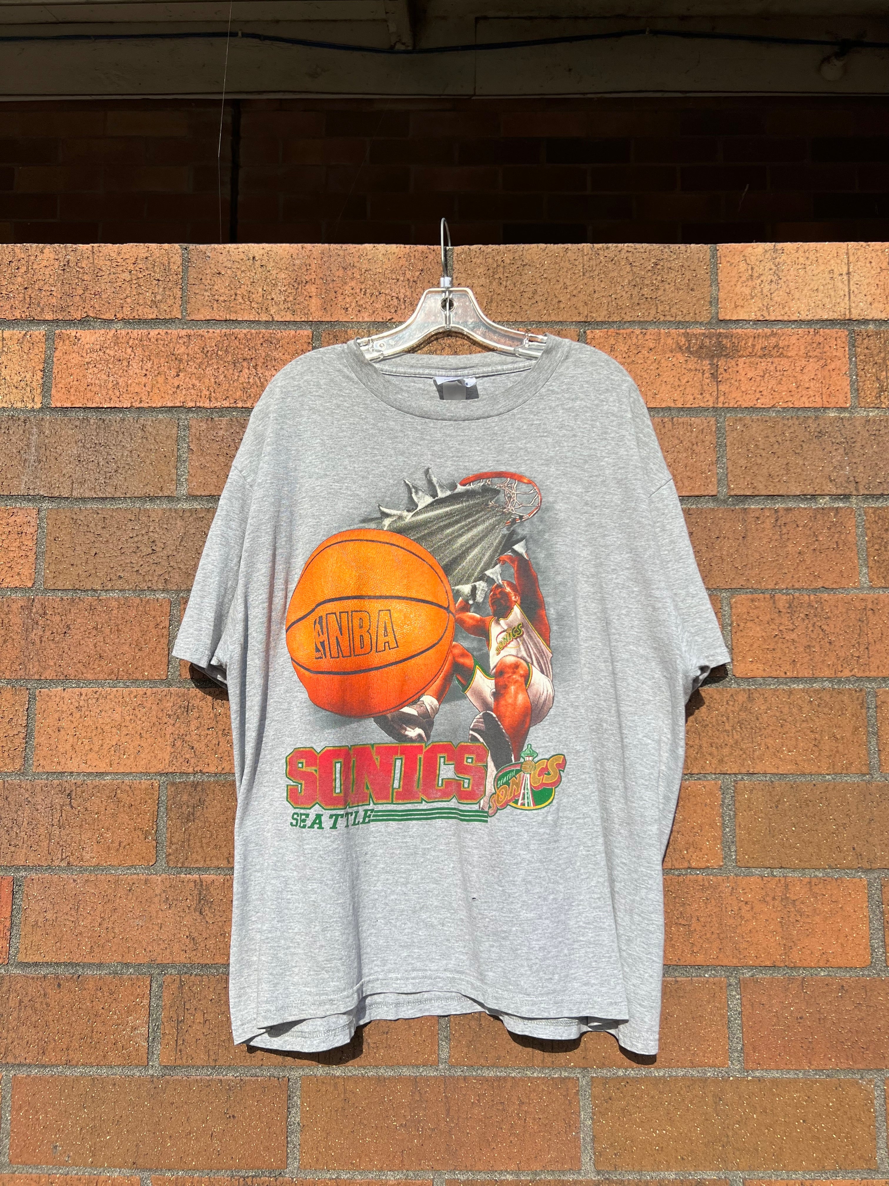 90s Seattle Sonics CSA Slam Dunk Tee XL