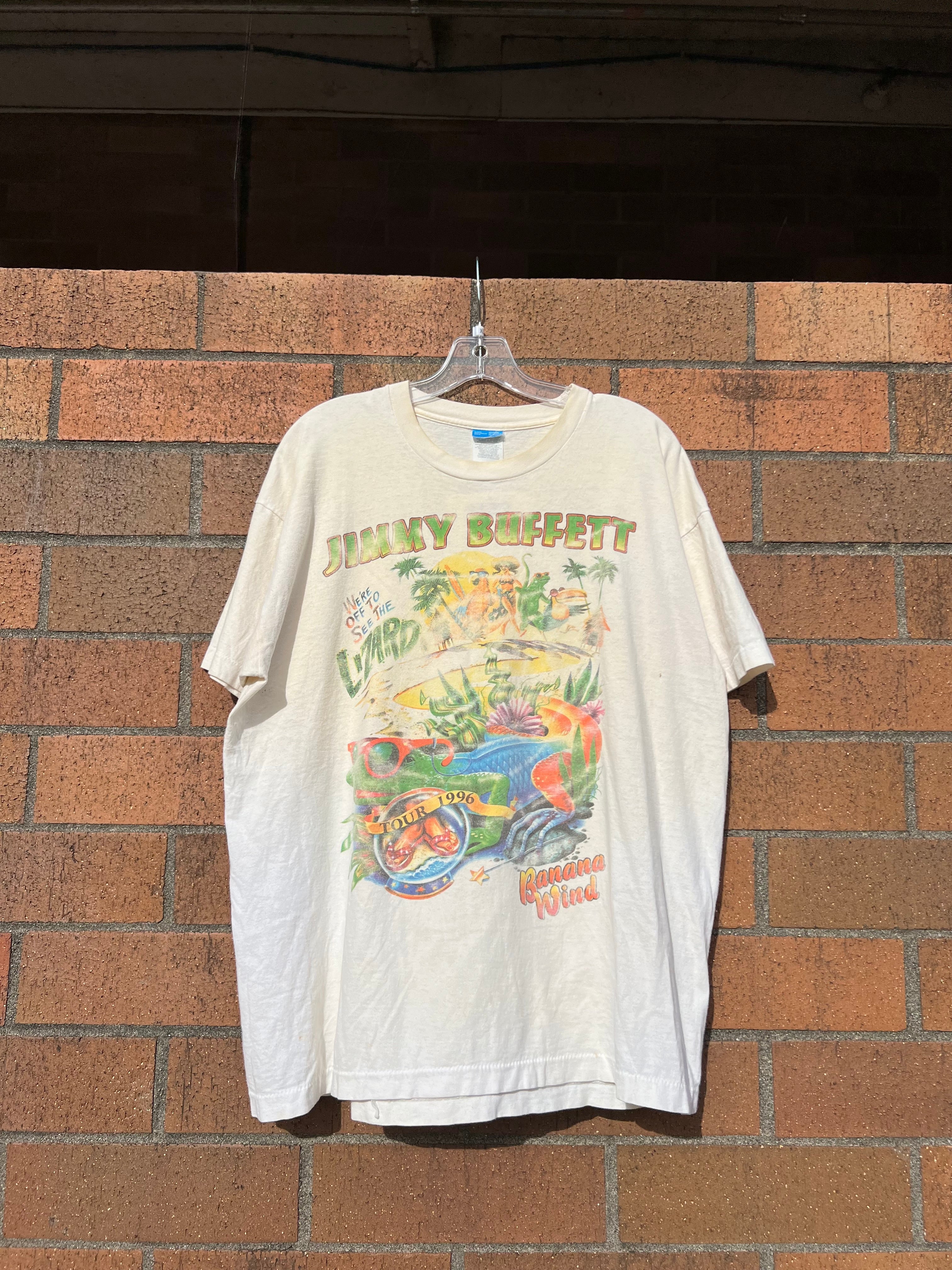 1996 Jimmy Buffett Banana Wind Tee XL