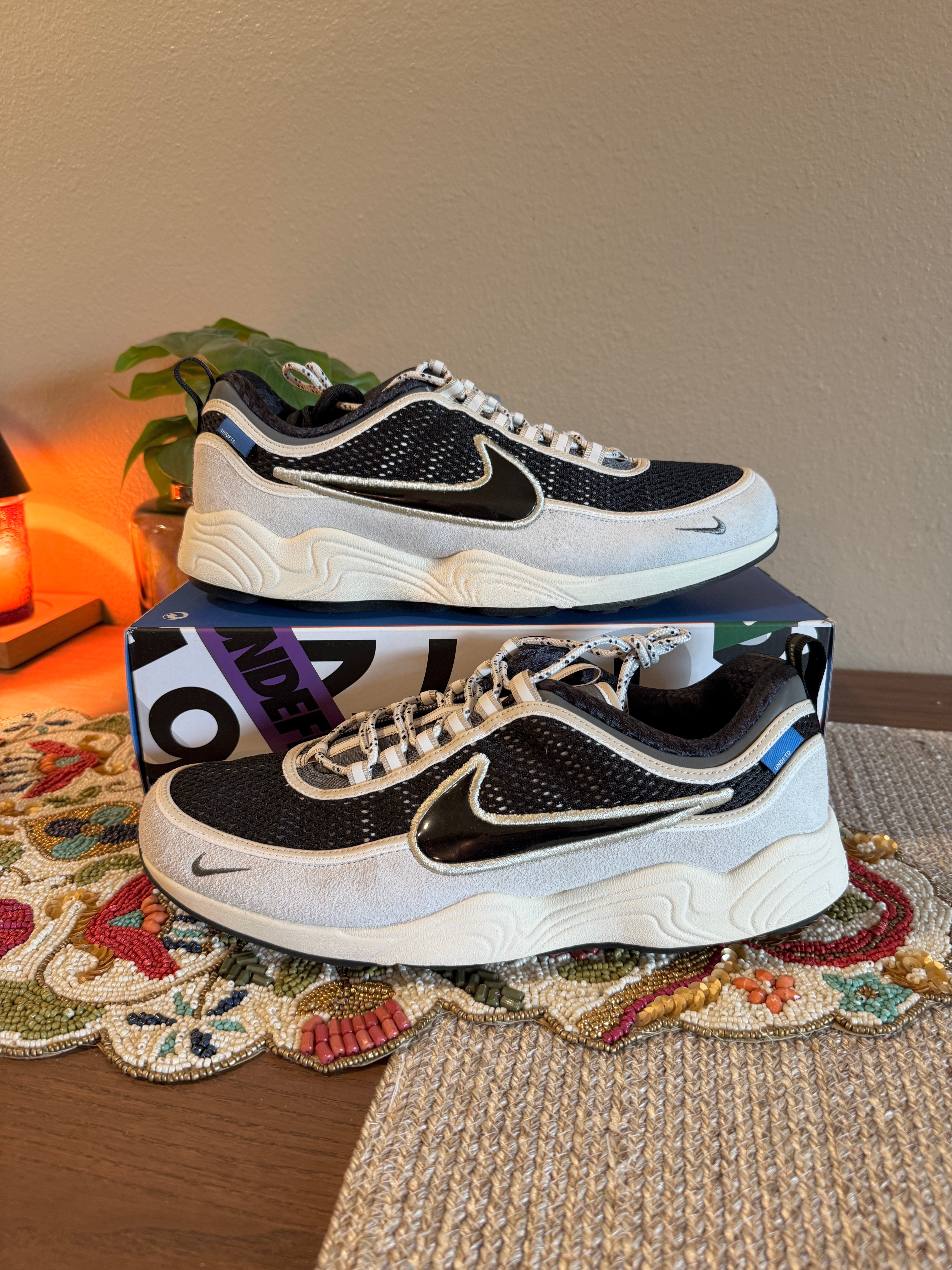 Nike Air Zoom Spiridon Undefeated Phantom Size 12.5 MISSING LID