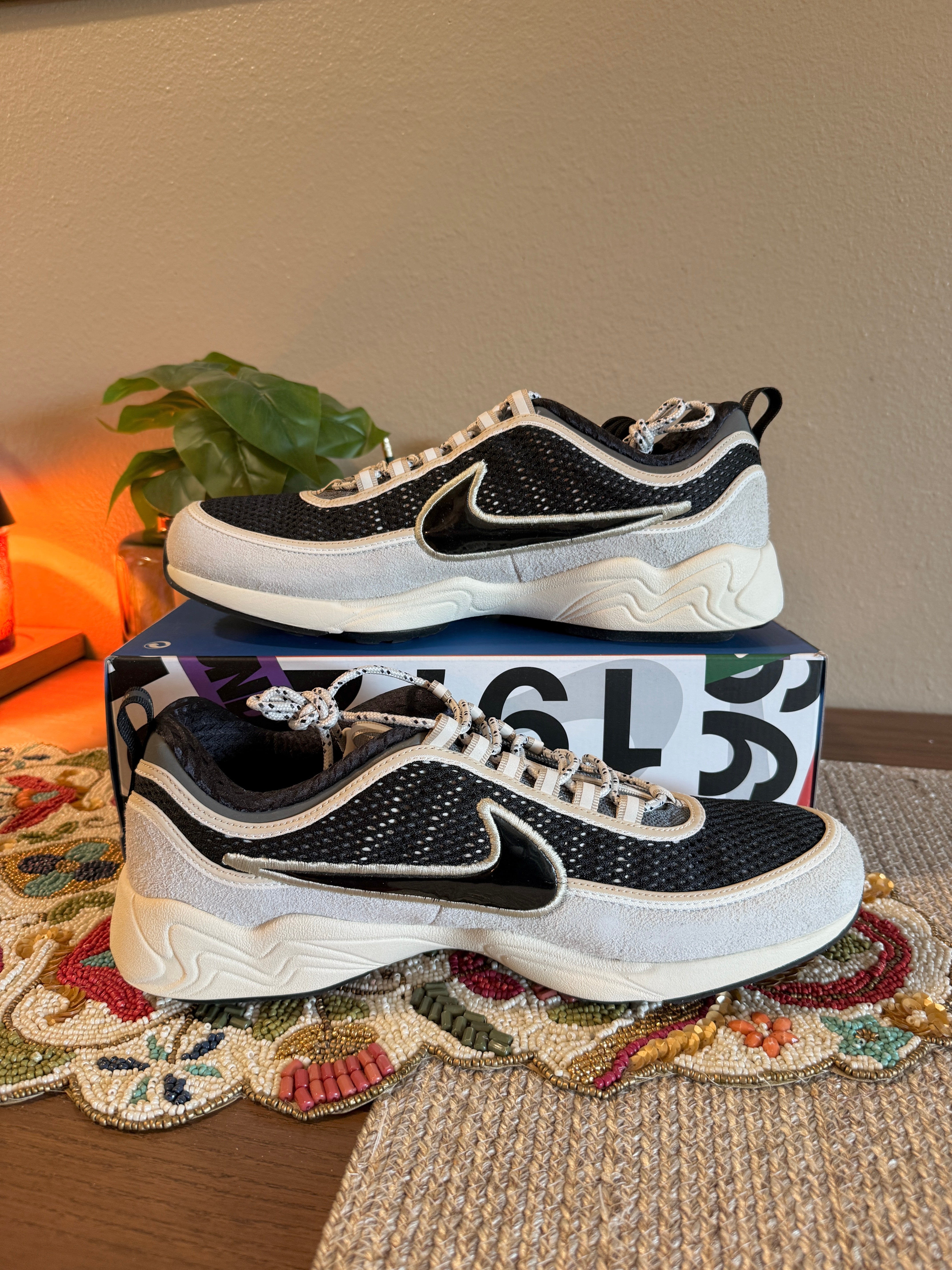 Nike Air Zoom Spiridon Undefeated Phantom Size 12.5 MISSING LID