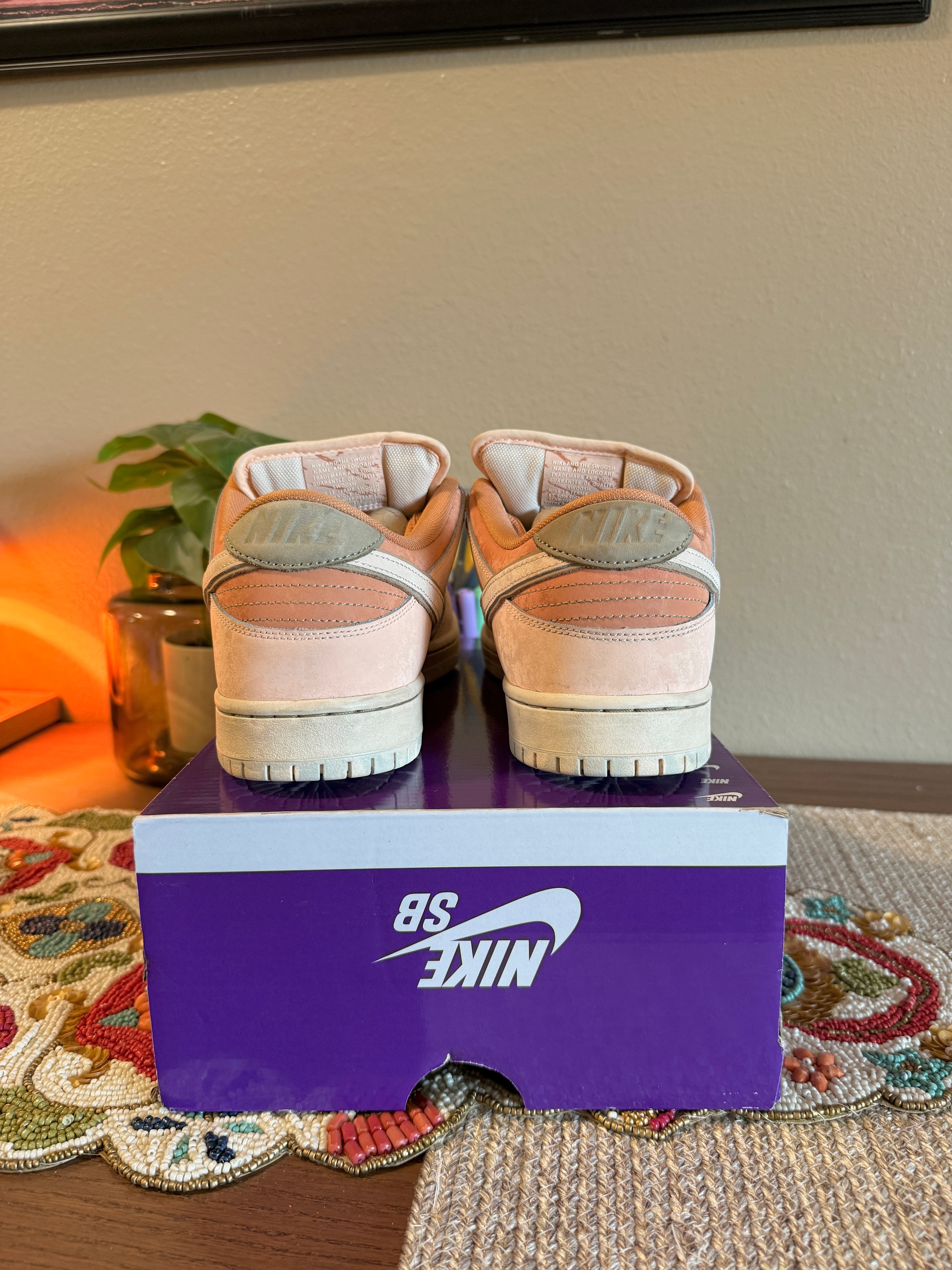 Nike SB Dunk Low Trocadero Gardens Size 10.5 USED / MISSING LID