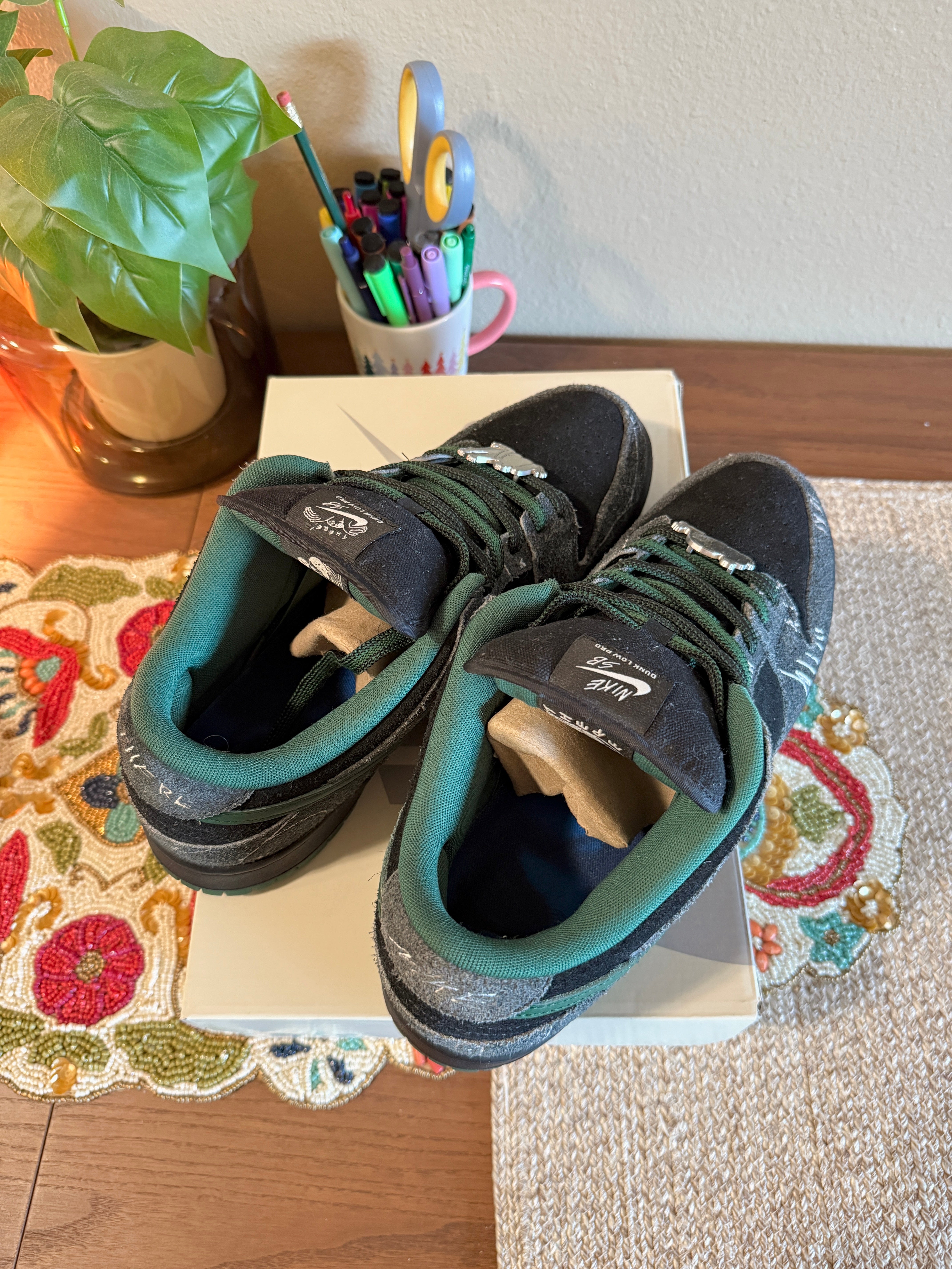 Nike SB Dunk Low There Skateboards Size 11 USED