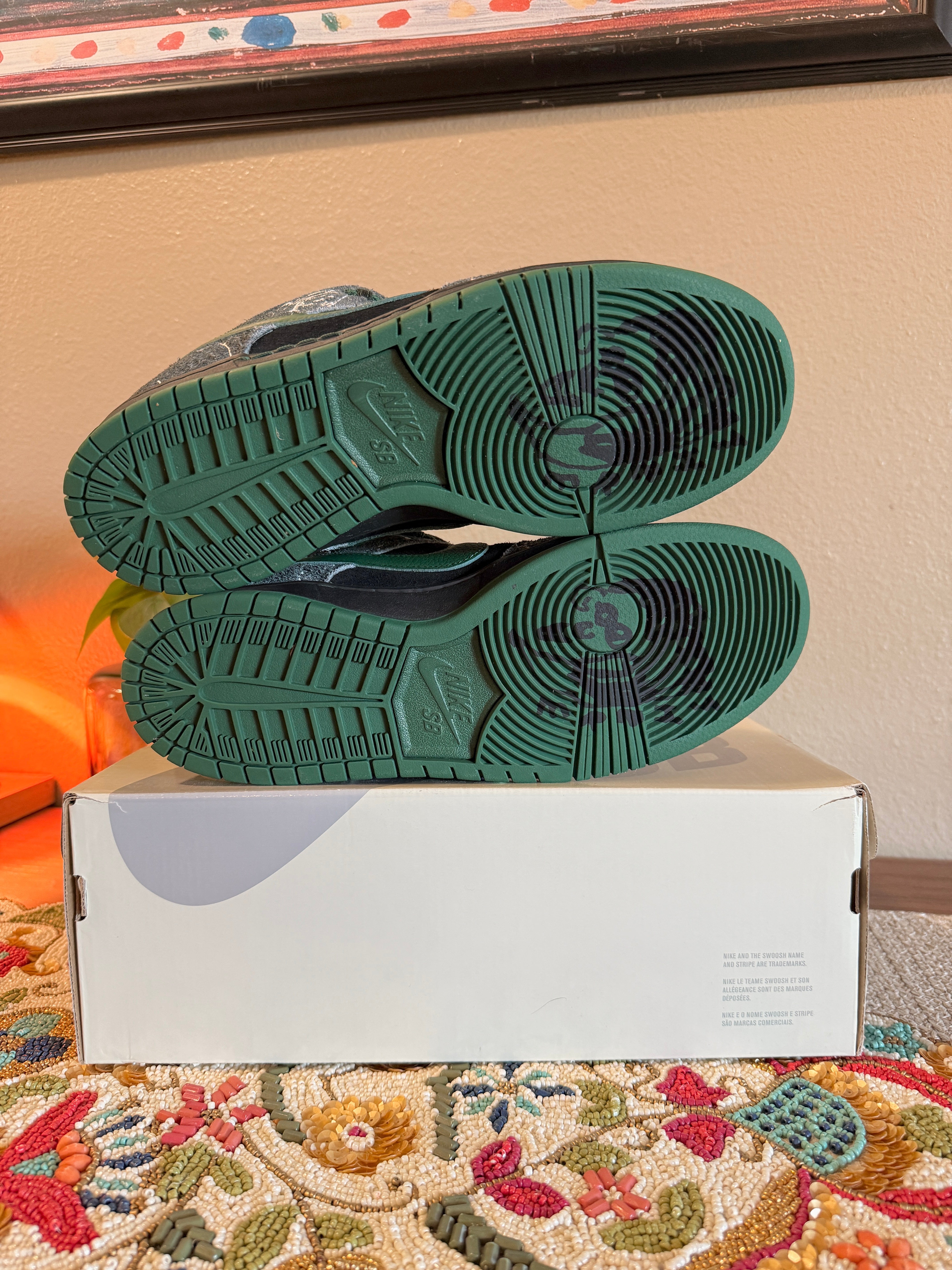 Nike SB Dunk Low There Skateboards Size 11 USED