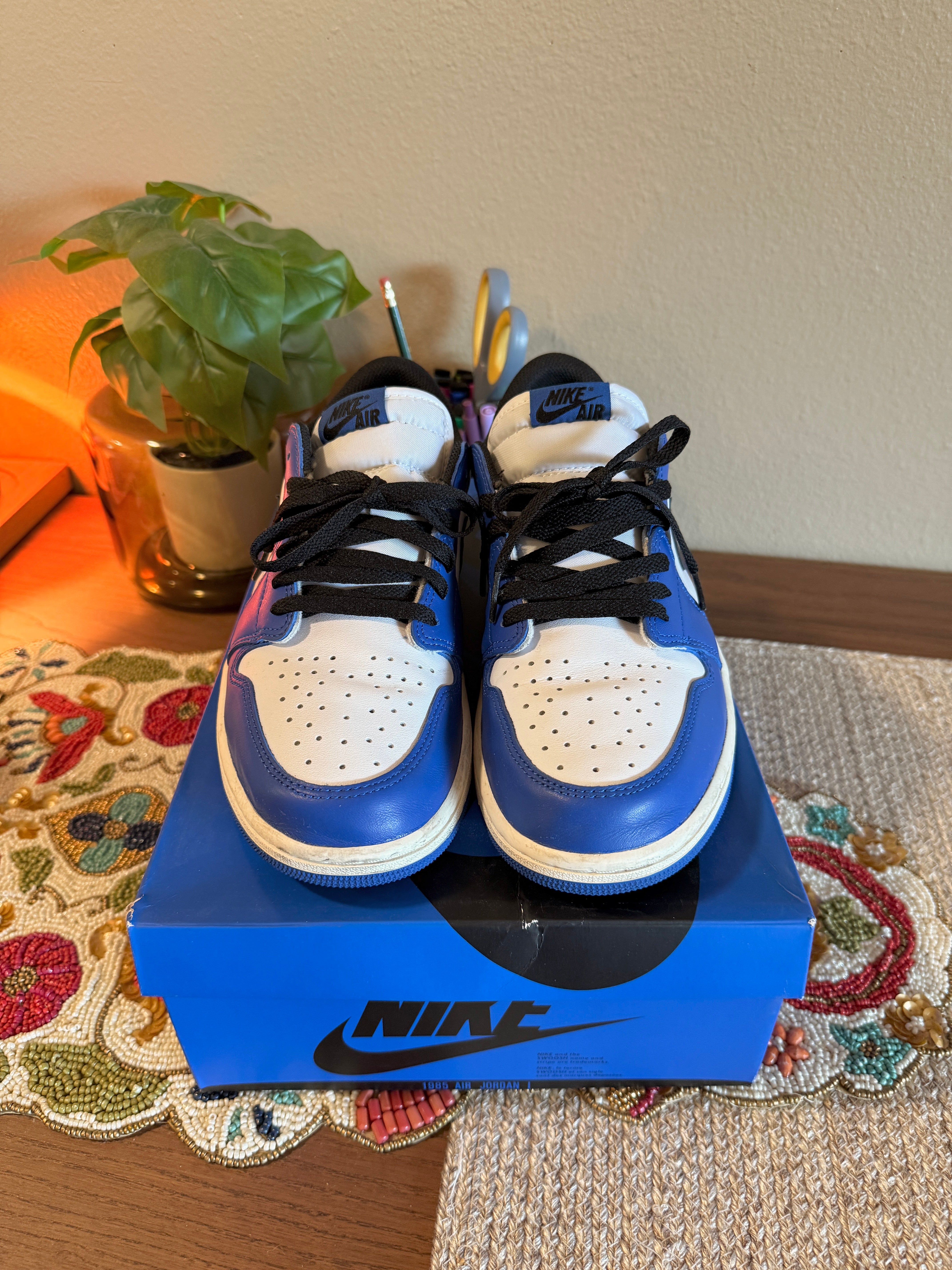 Jordan 1 Retro Low OG Game Royal Size 10.5 USED