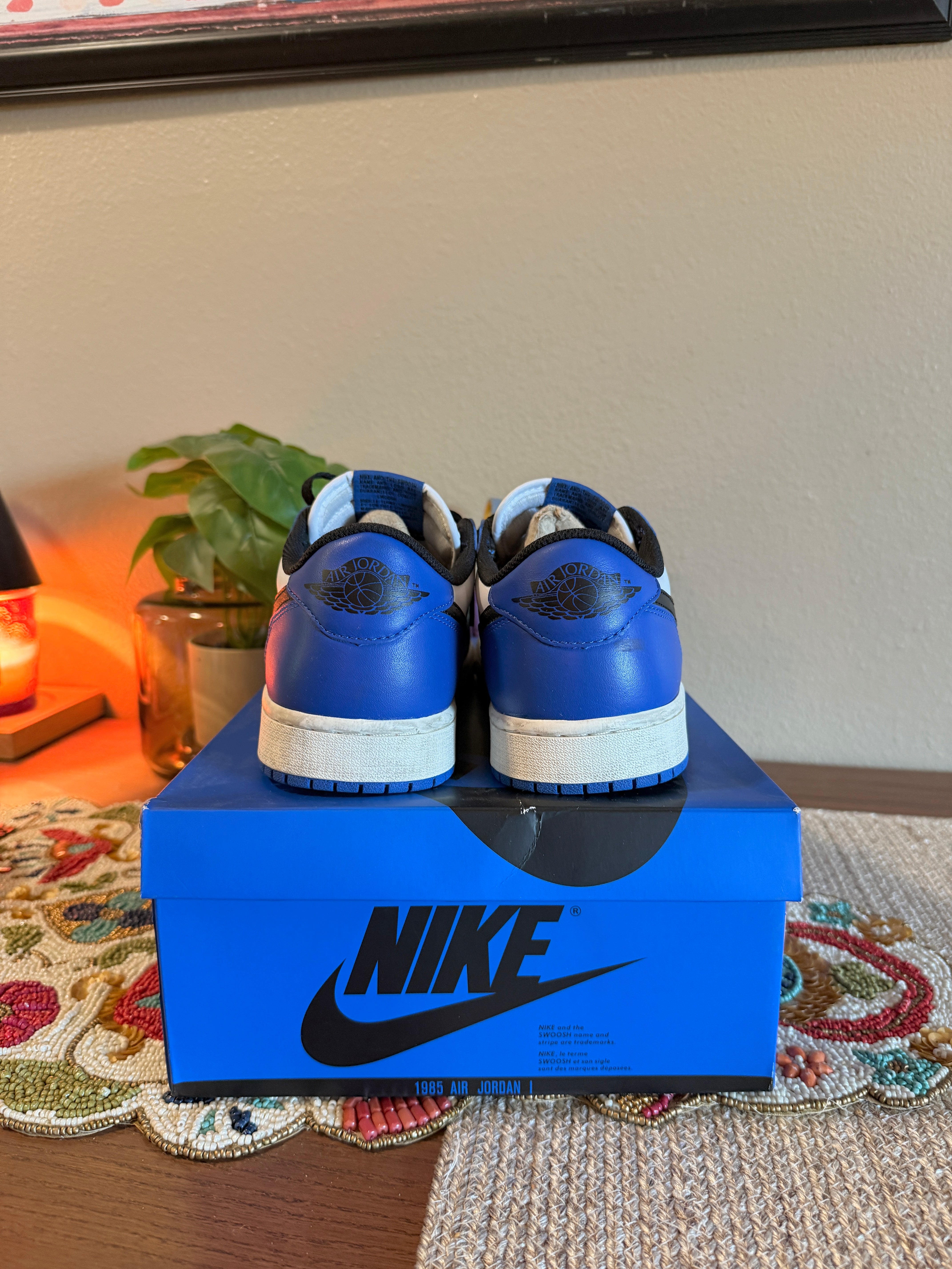 Jordan 1 Retro Low OG Game Royal Size 10.5 USED