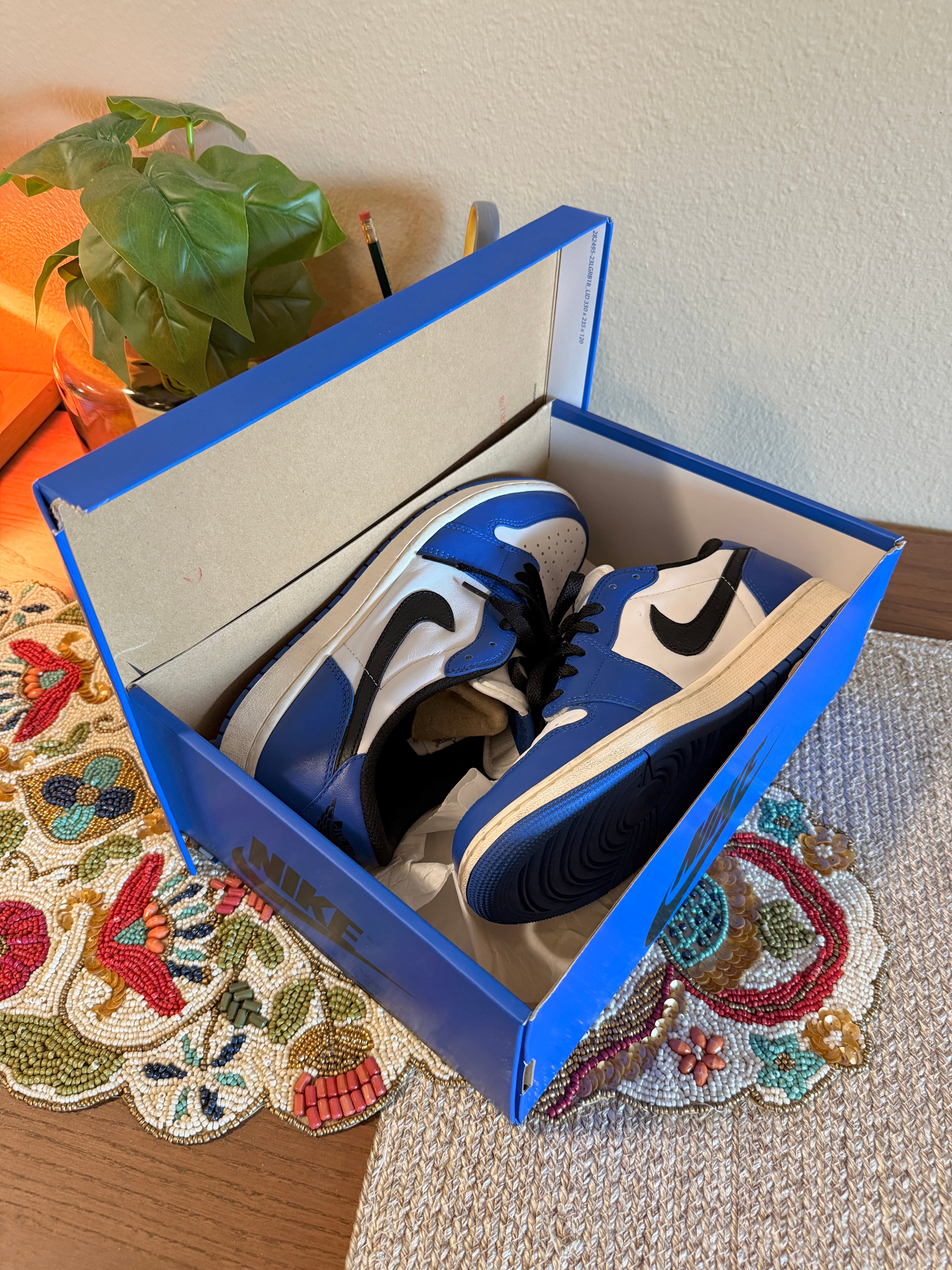 Jordan 1 Retro Low OG Game Royal Size 10.5 USED