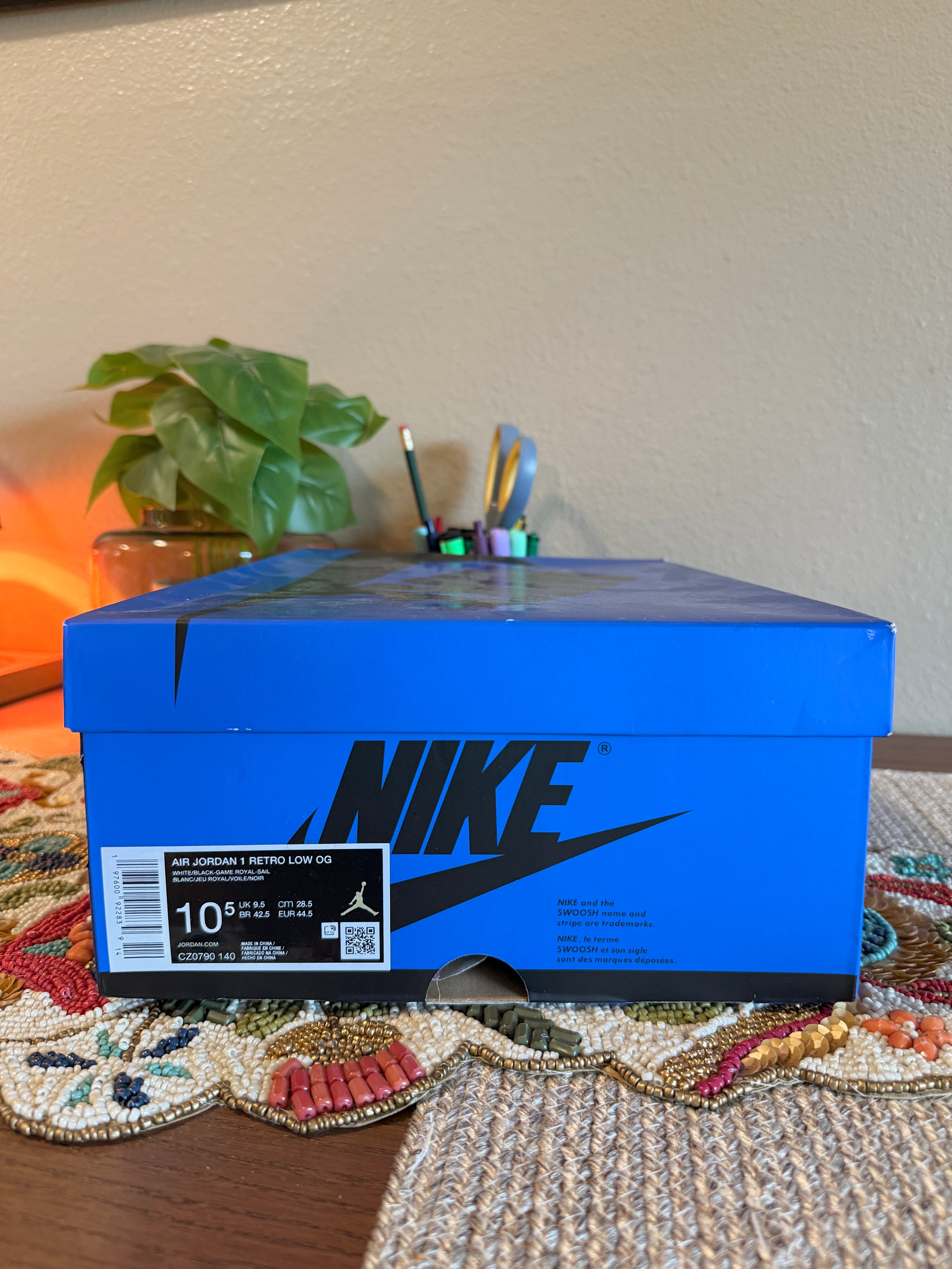 Jordan 1 Retro Low OG Game Royal Size 10.5 USED