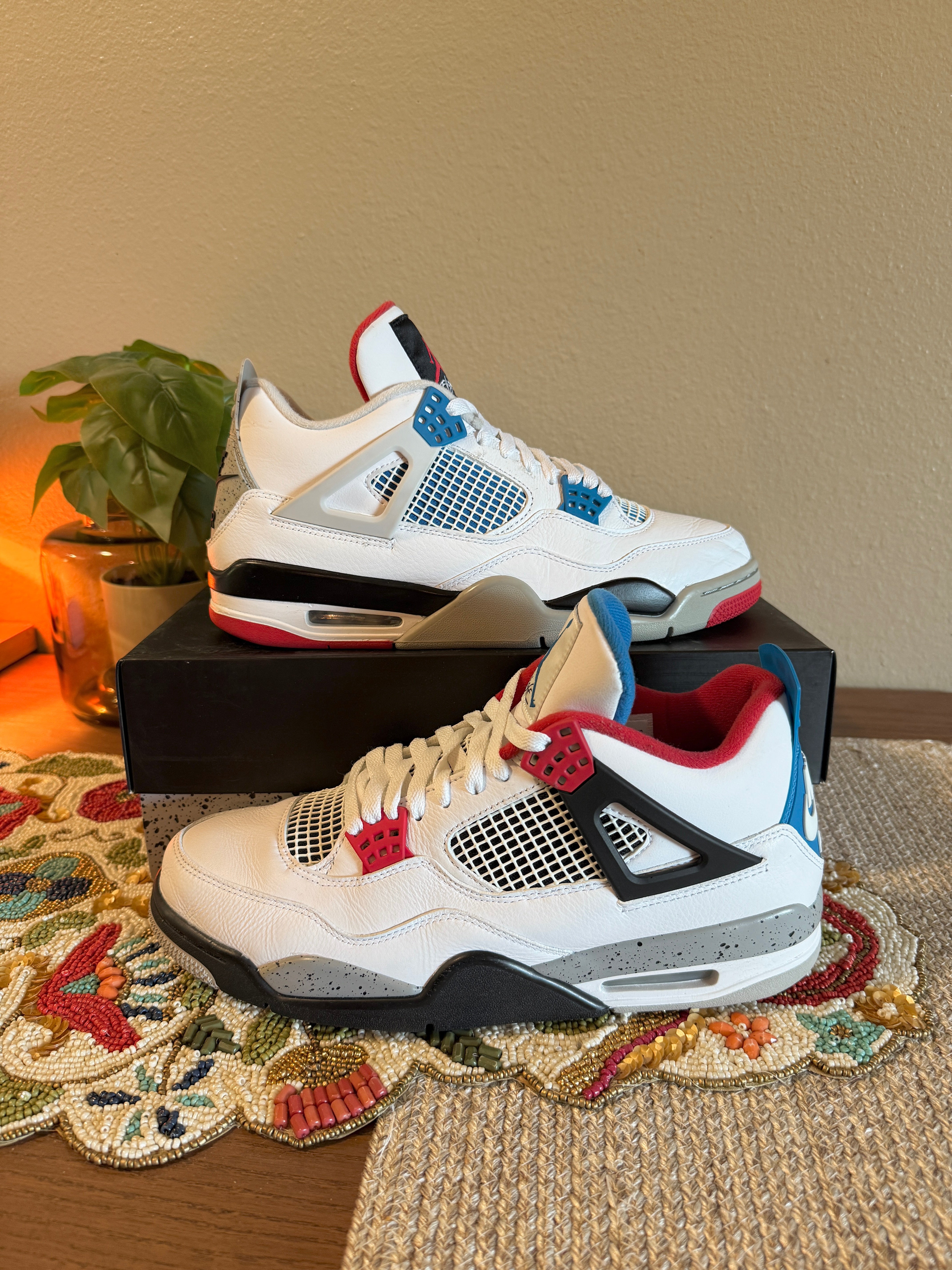Jordan 4 Retro What The Size 11 USED