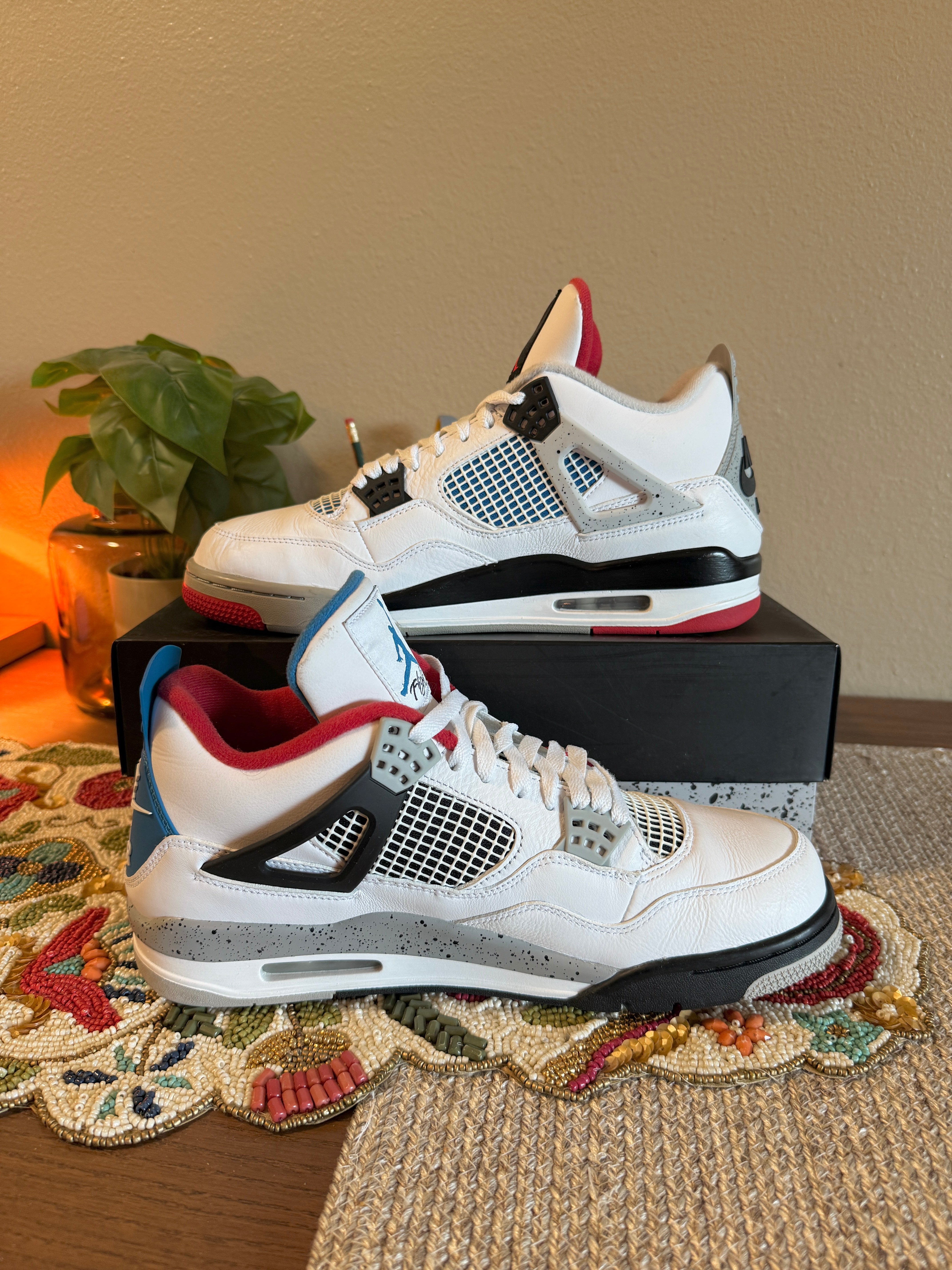 Jordan 4 Retro What The Size 11 USED