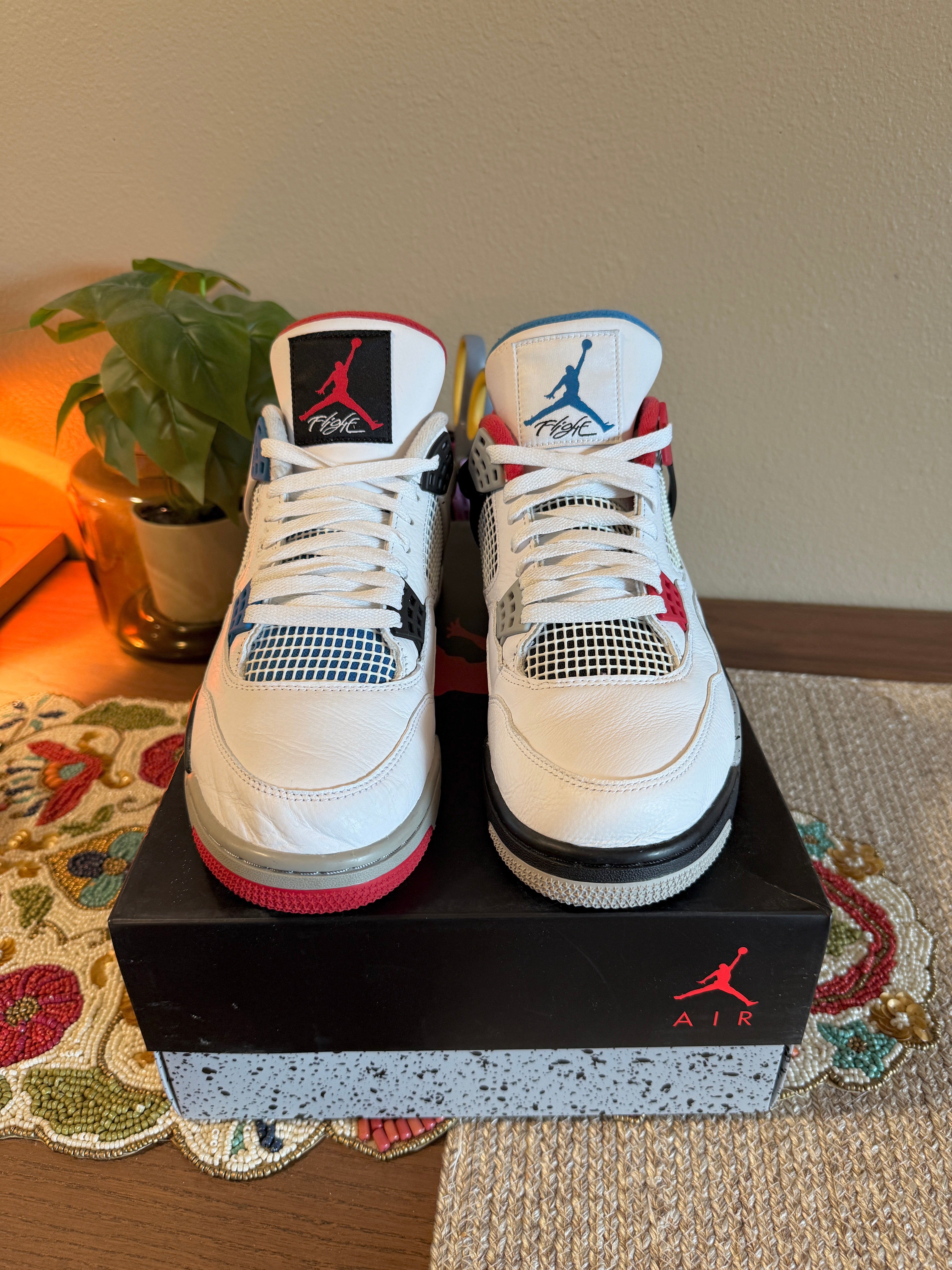 Jordan 4 Retro What The Size 11 USED