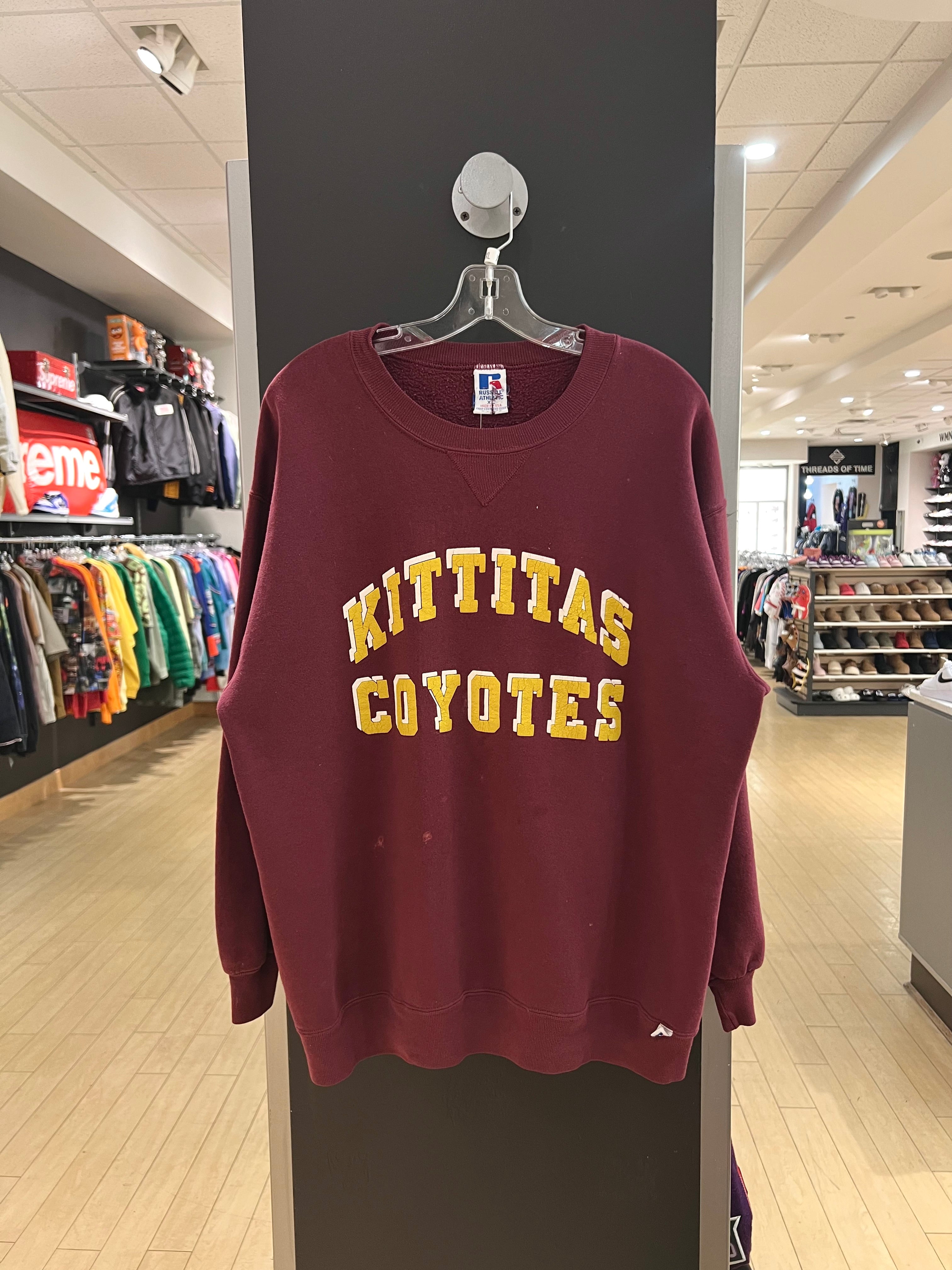 90s Kittitas Coyotes Russell Athletic Crewneck XL