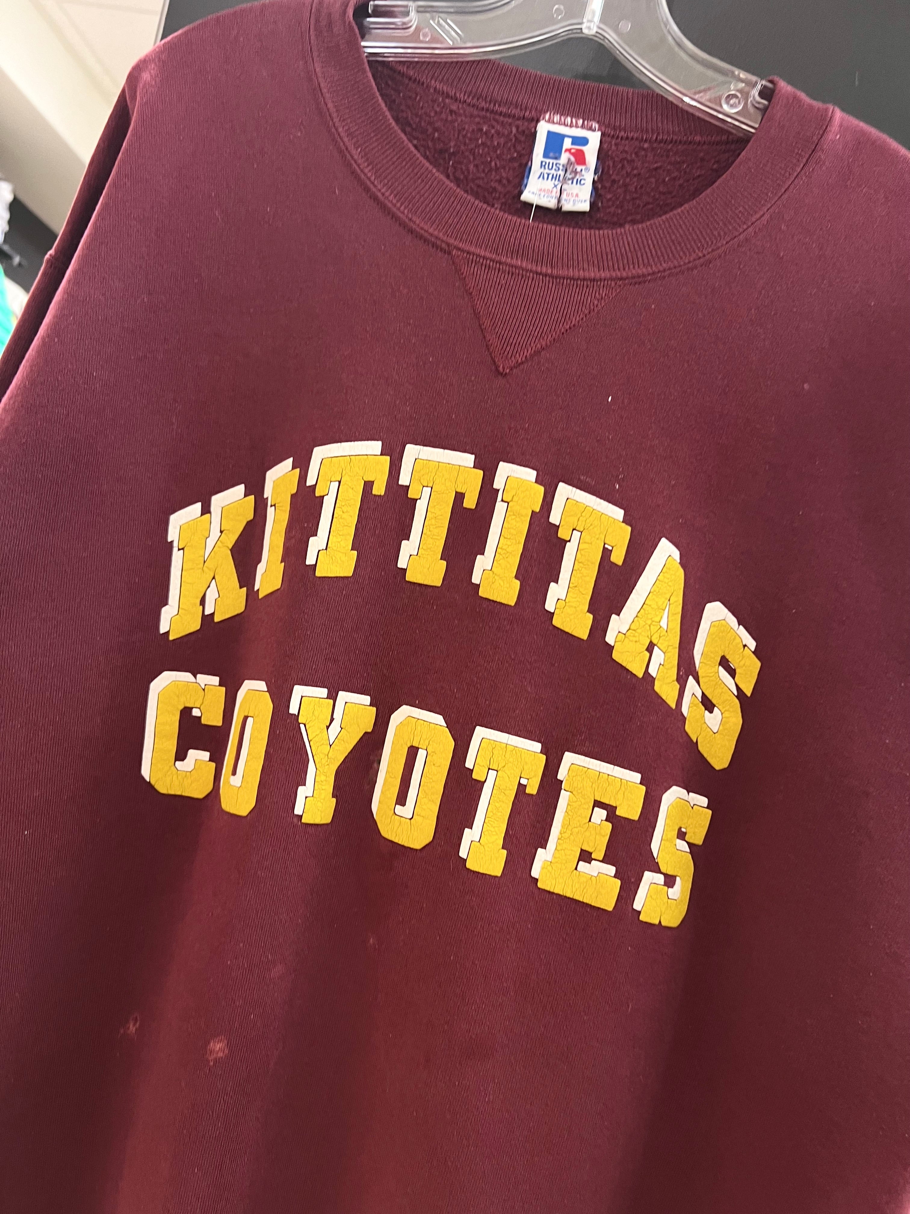 90s Kittitas Coyotes Russell Athletic Crewneck XL