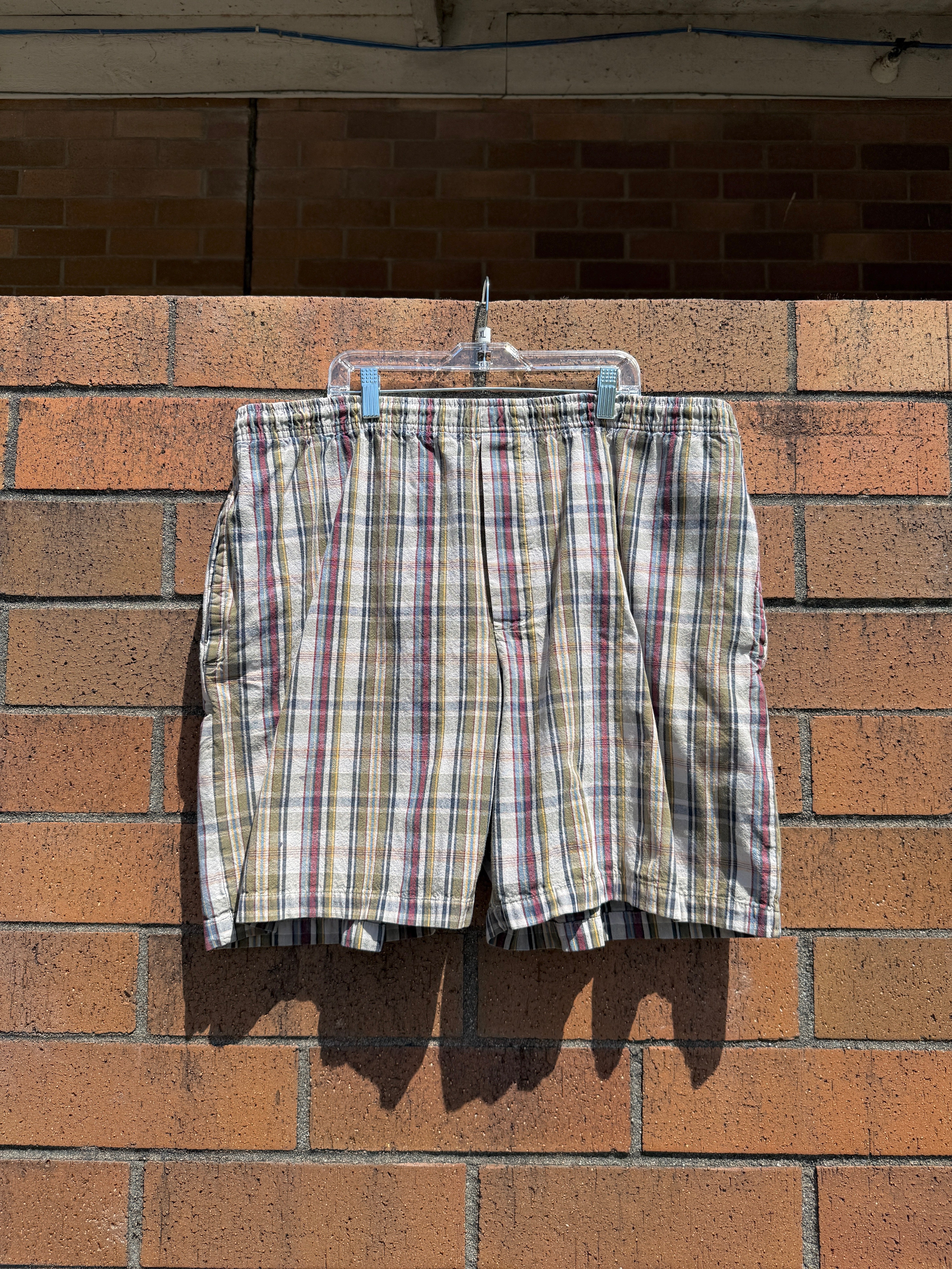 90s Cherokee Brand Plaid Boxer Shorts Size XL