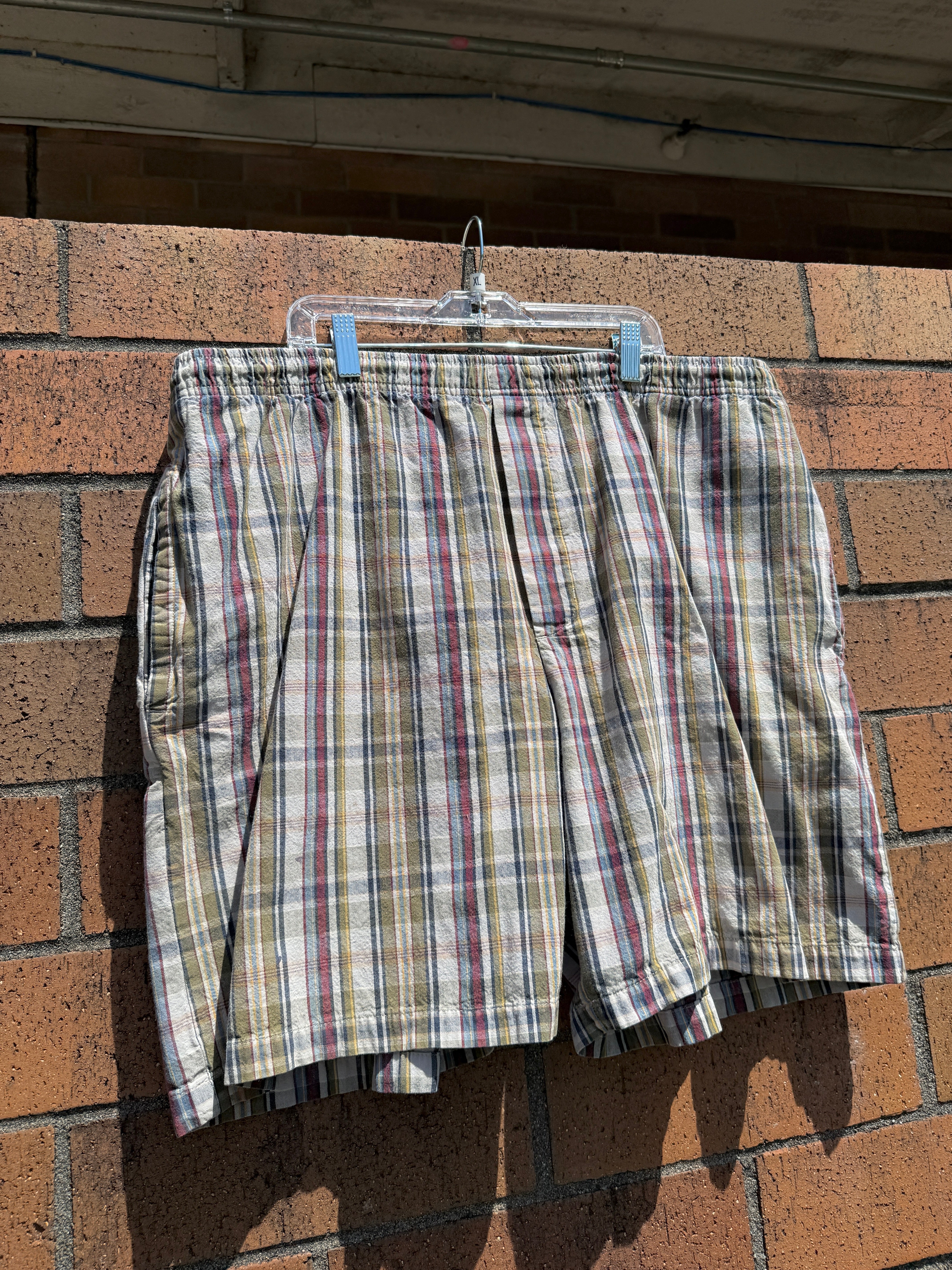 90s Cherokee Brand Plaid Boxer Shorts Size XL