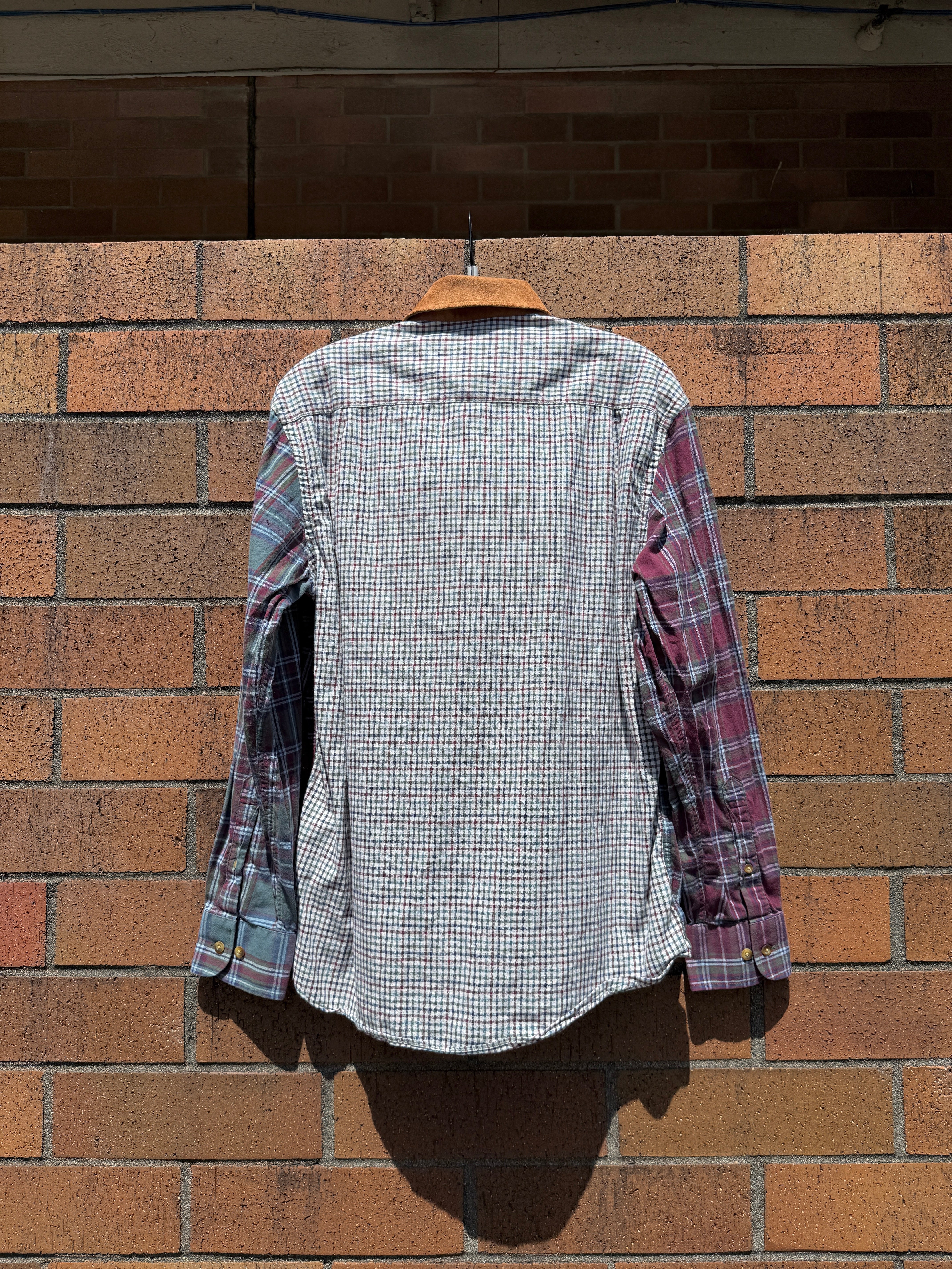 Southern Pines Patchwork Plaid Flannel Size L