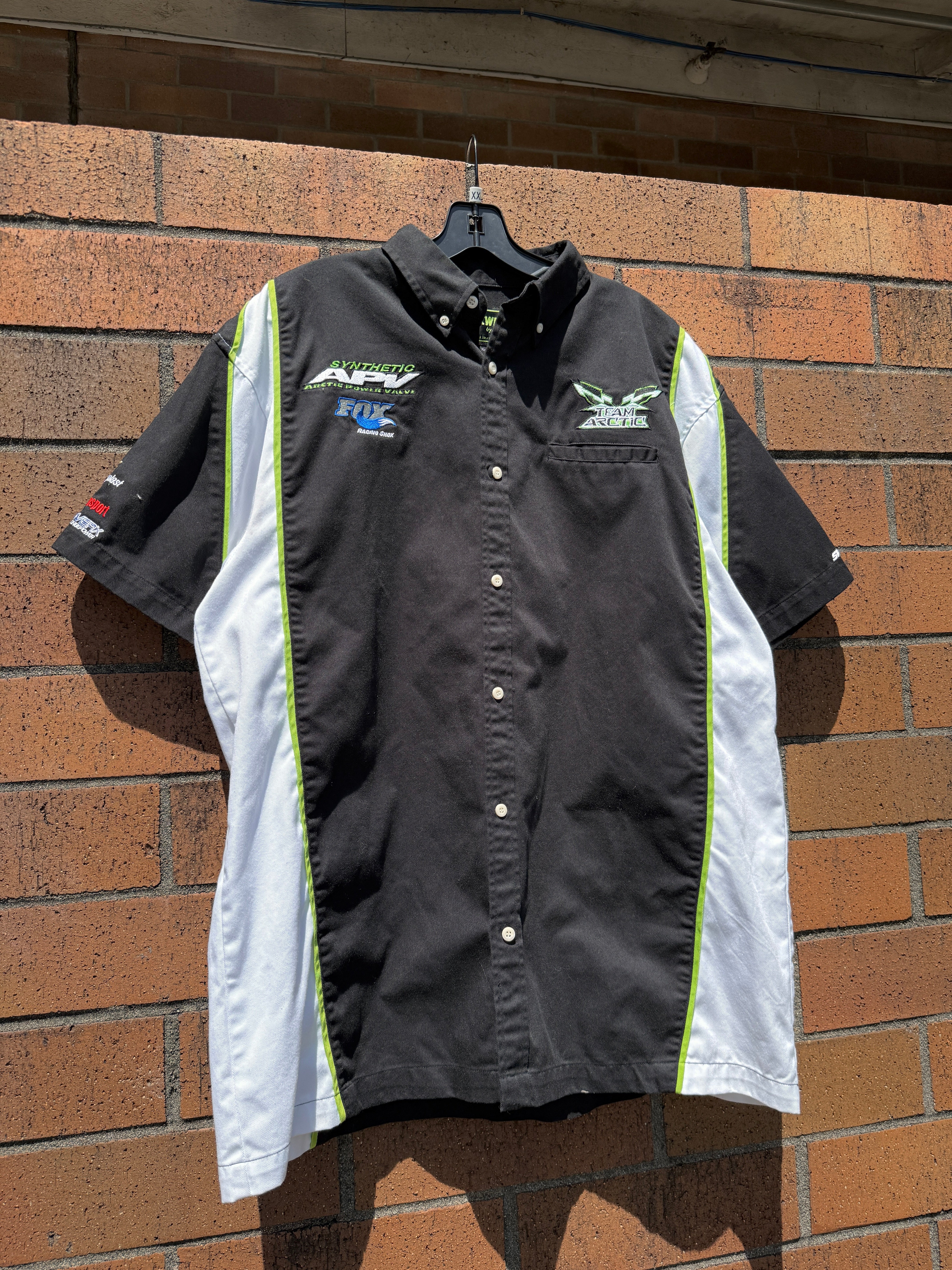 Y2K Arctic Cat Racing Team Mechanic Shirt Size L