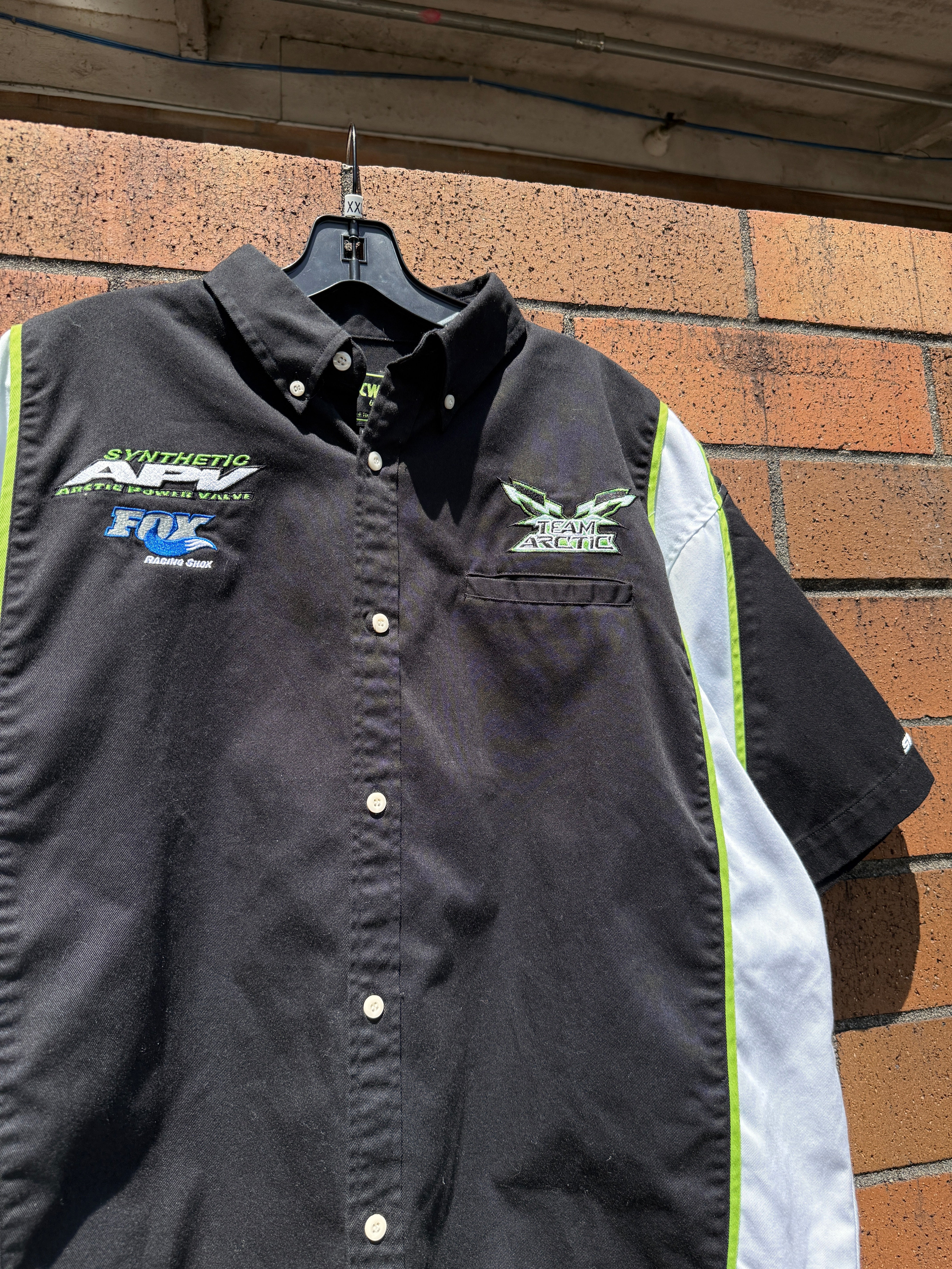 Y2K Arctic Cat Racing Team Mechanic Shirt Size L