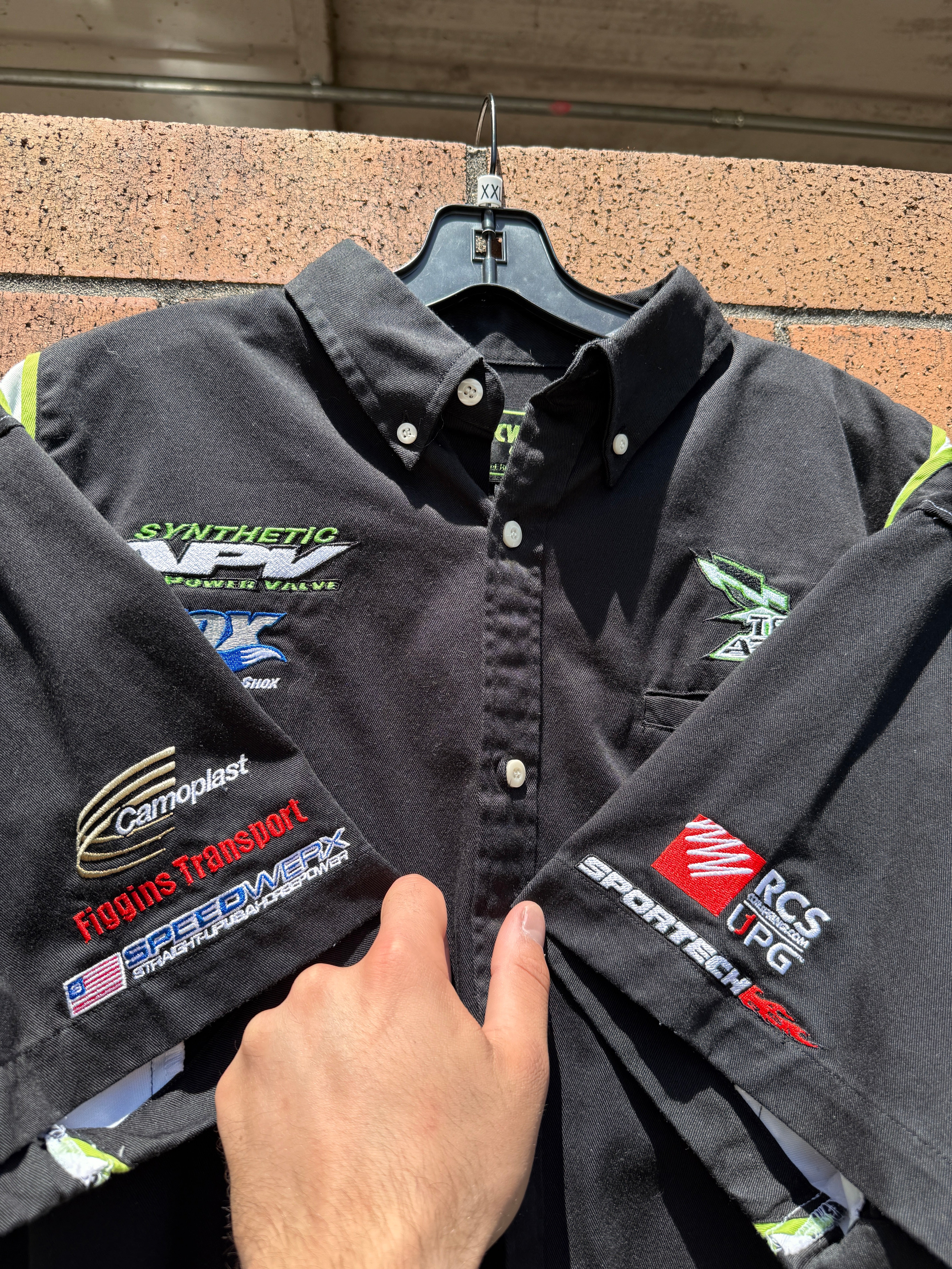 Y2K Arctic Cat Racing Team Mechanic Shirt Size L