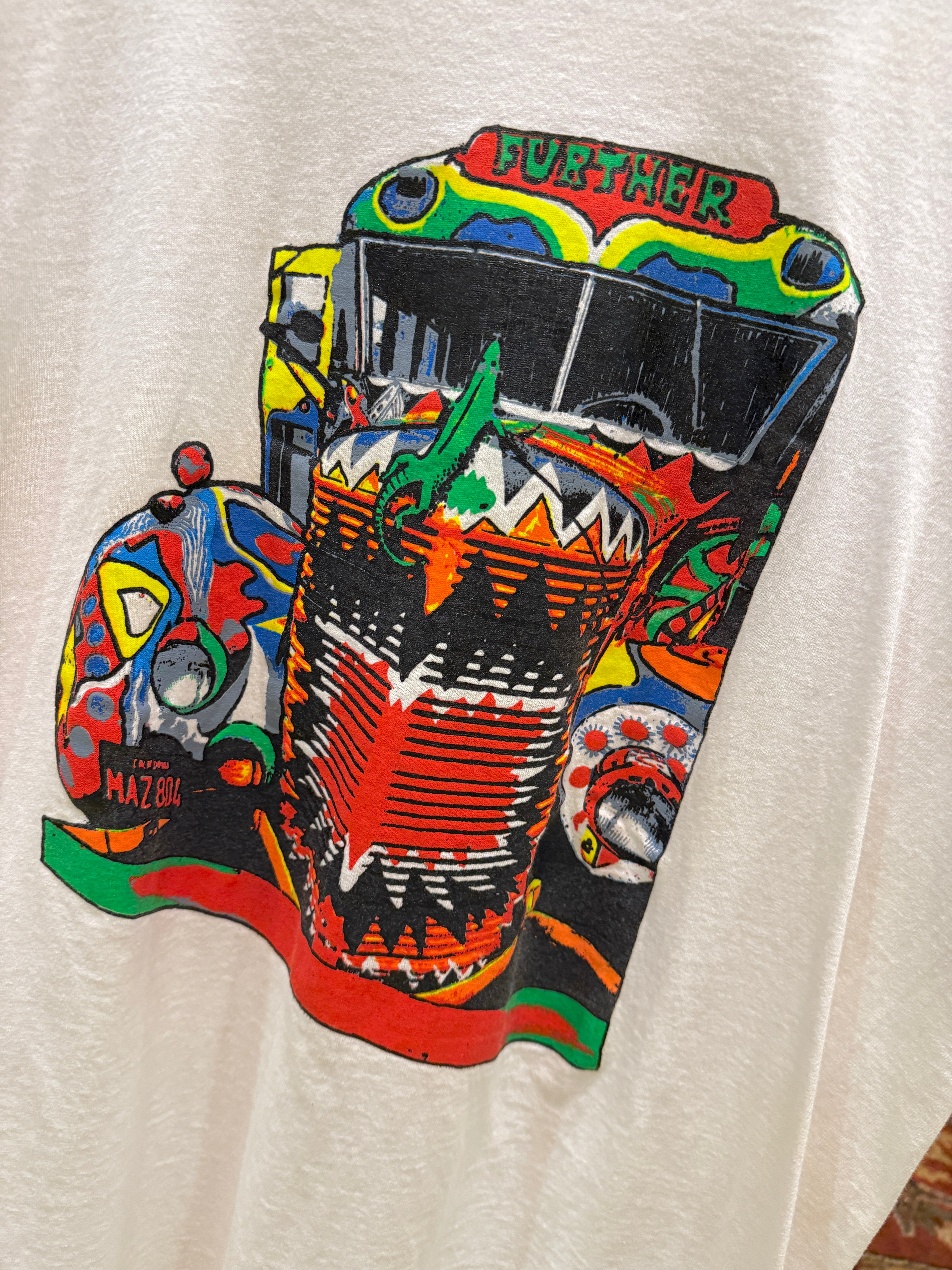 90s Grateful Dead Further Bus Lot Tee Sz XL