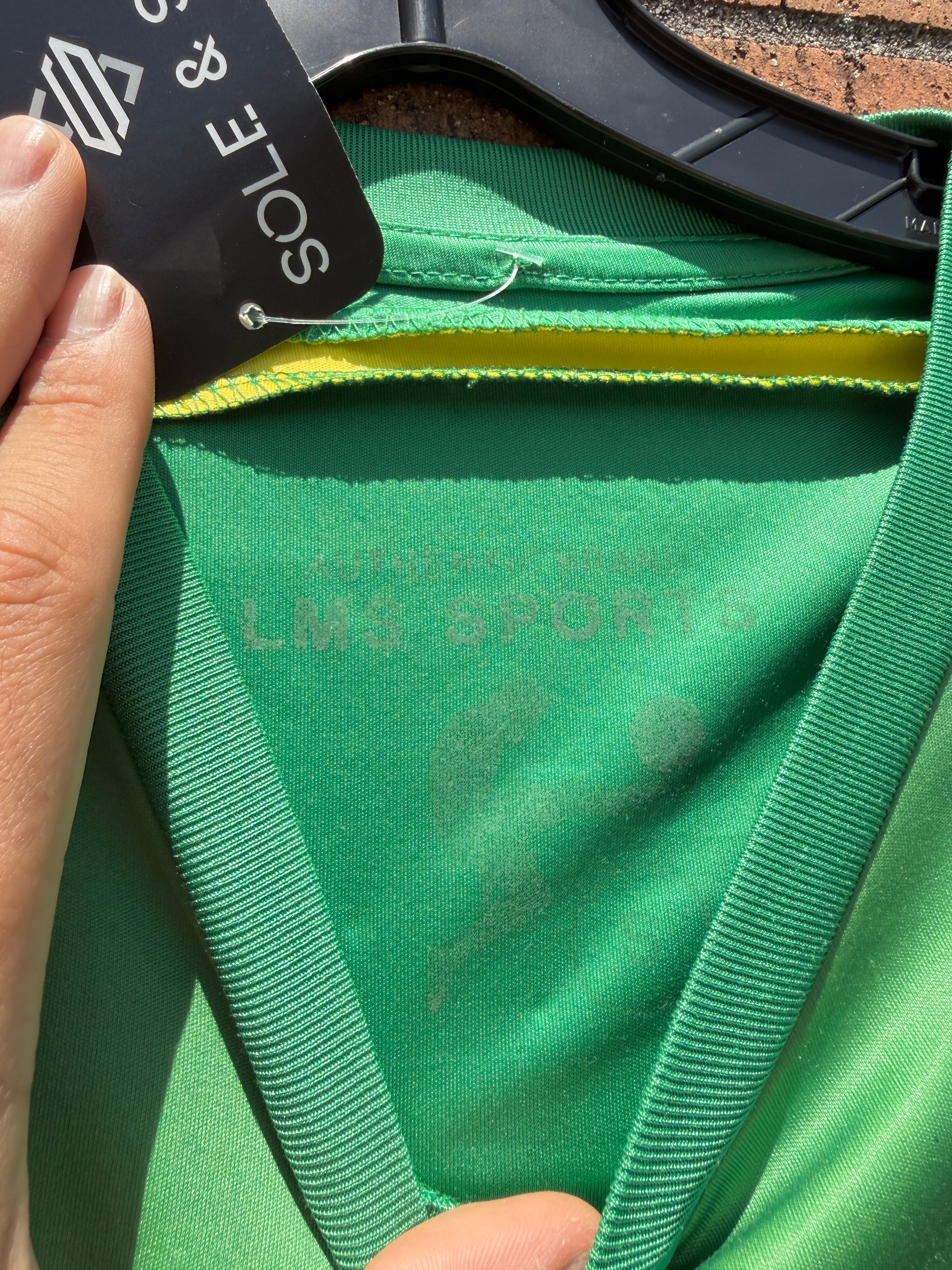 LMS Sports Jamaica Soccer Jersey Green Size Small
