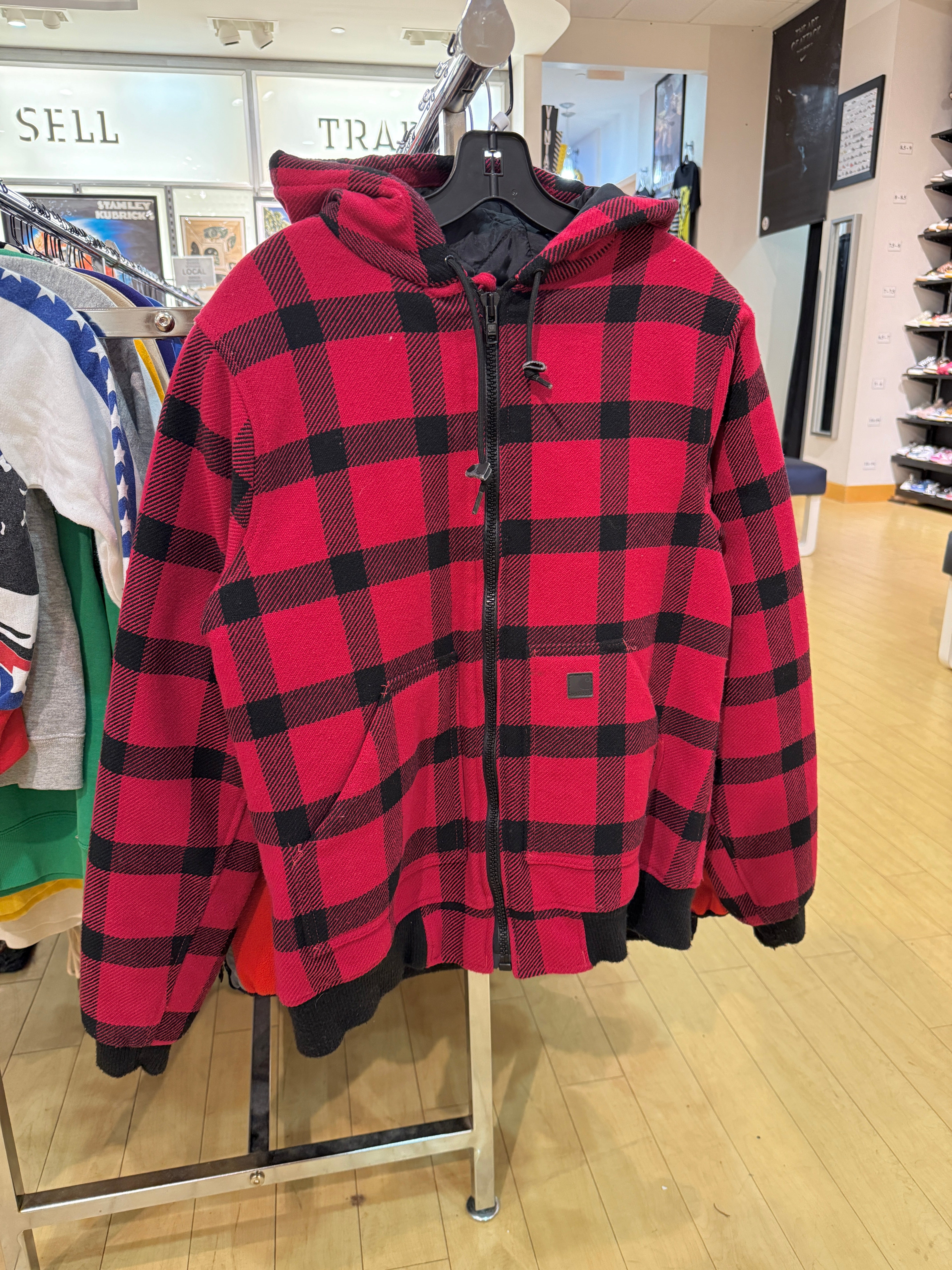 Women's 2011 Carhartt Camden Buffalo Plaid Jacket Sz L